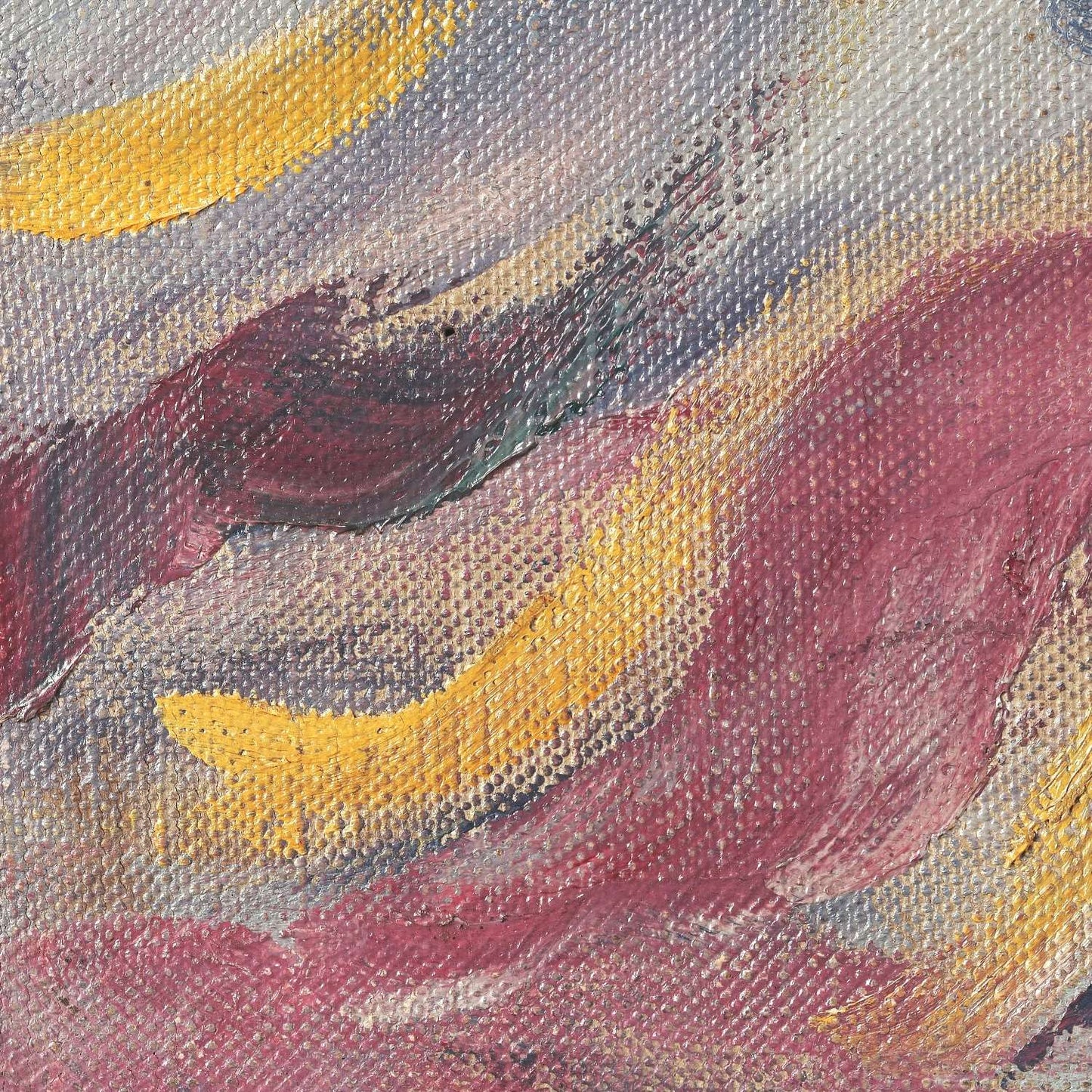 detail of the fine art reproduction from the bottom left corner