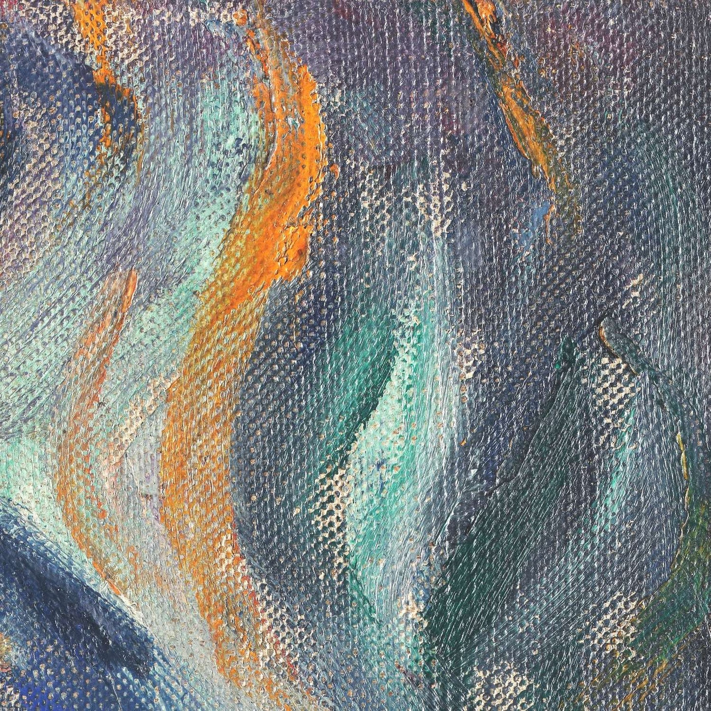 detail of the fine art reproduction from the top right corner