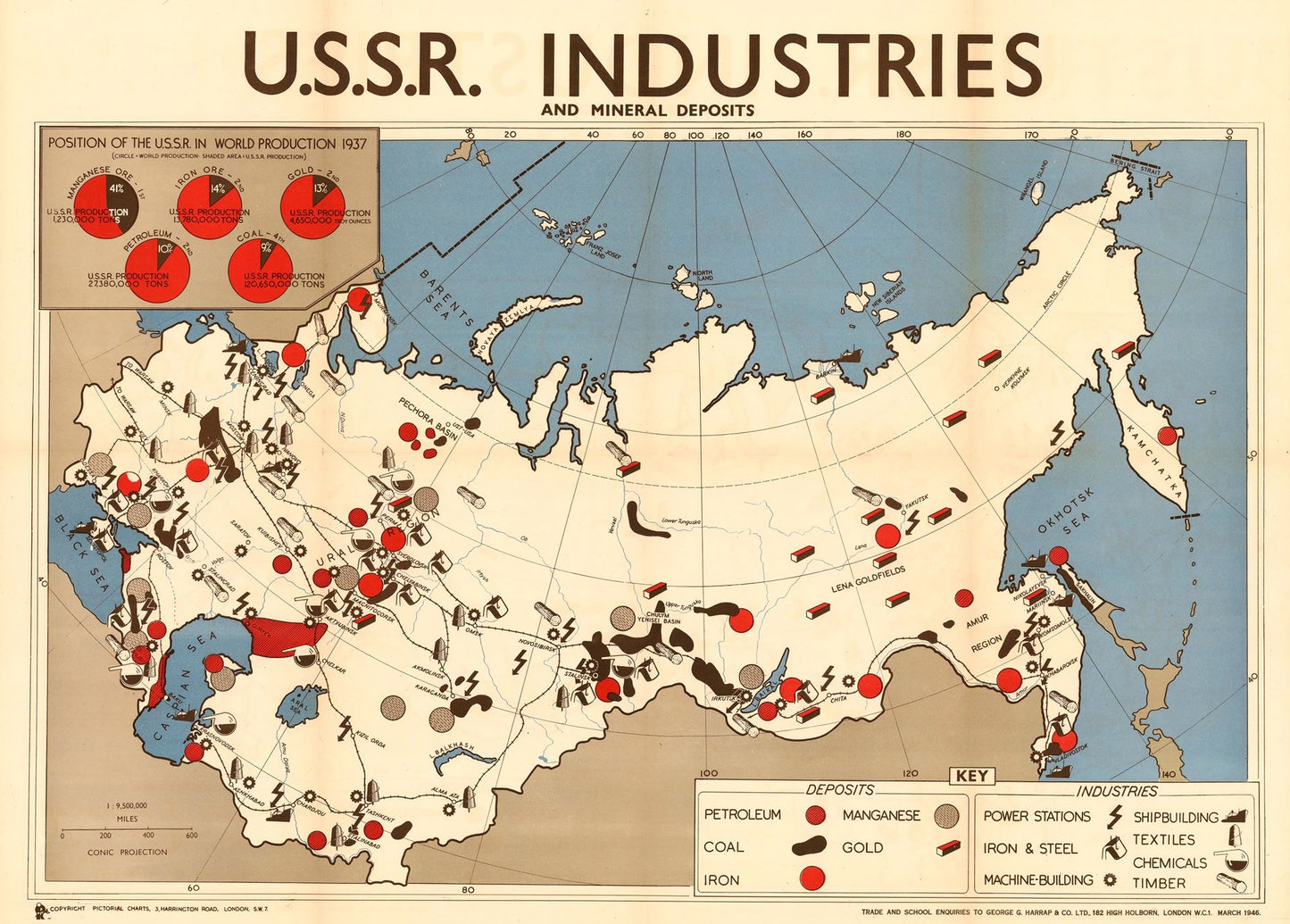 presentation of the map reproduction without a frame