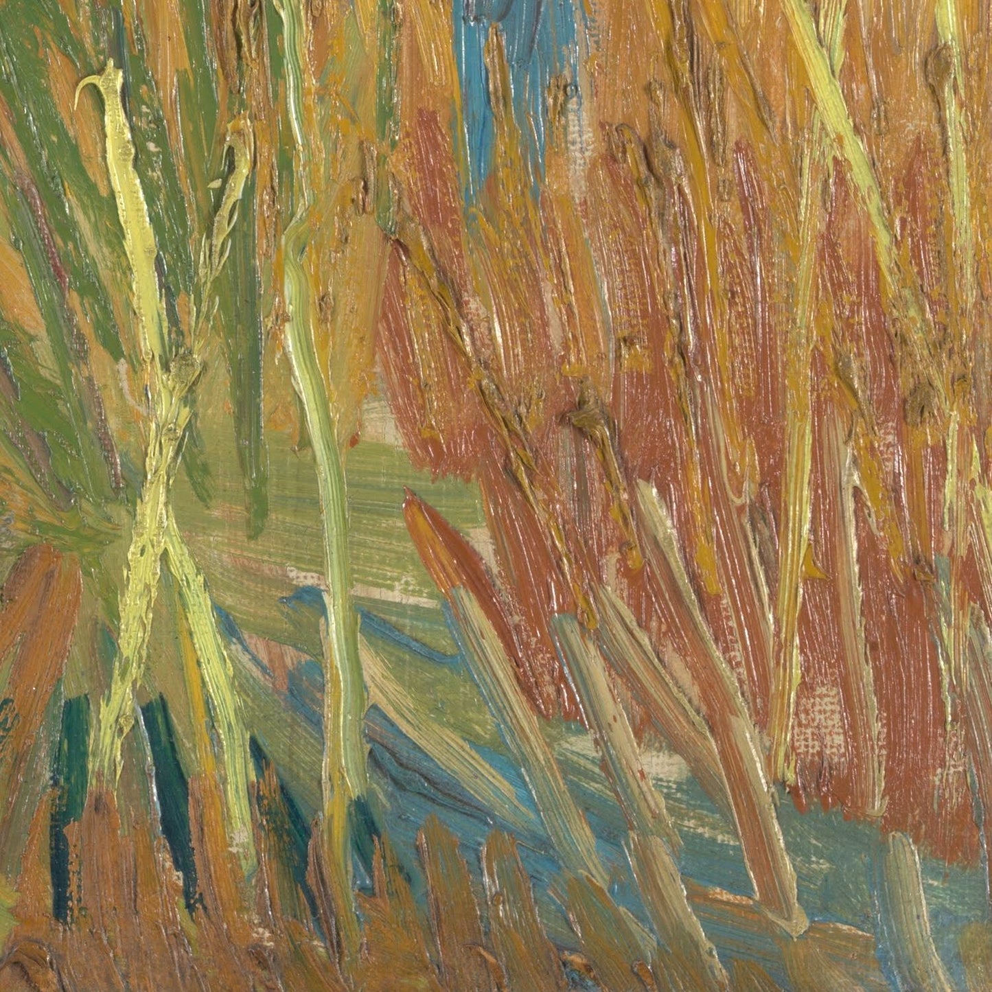 detail of the fine art reproduction from the bottom right corner