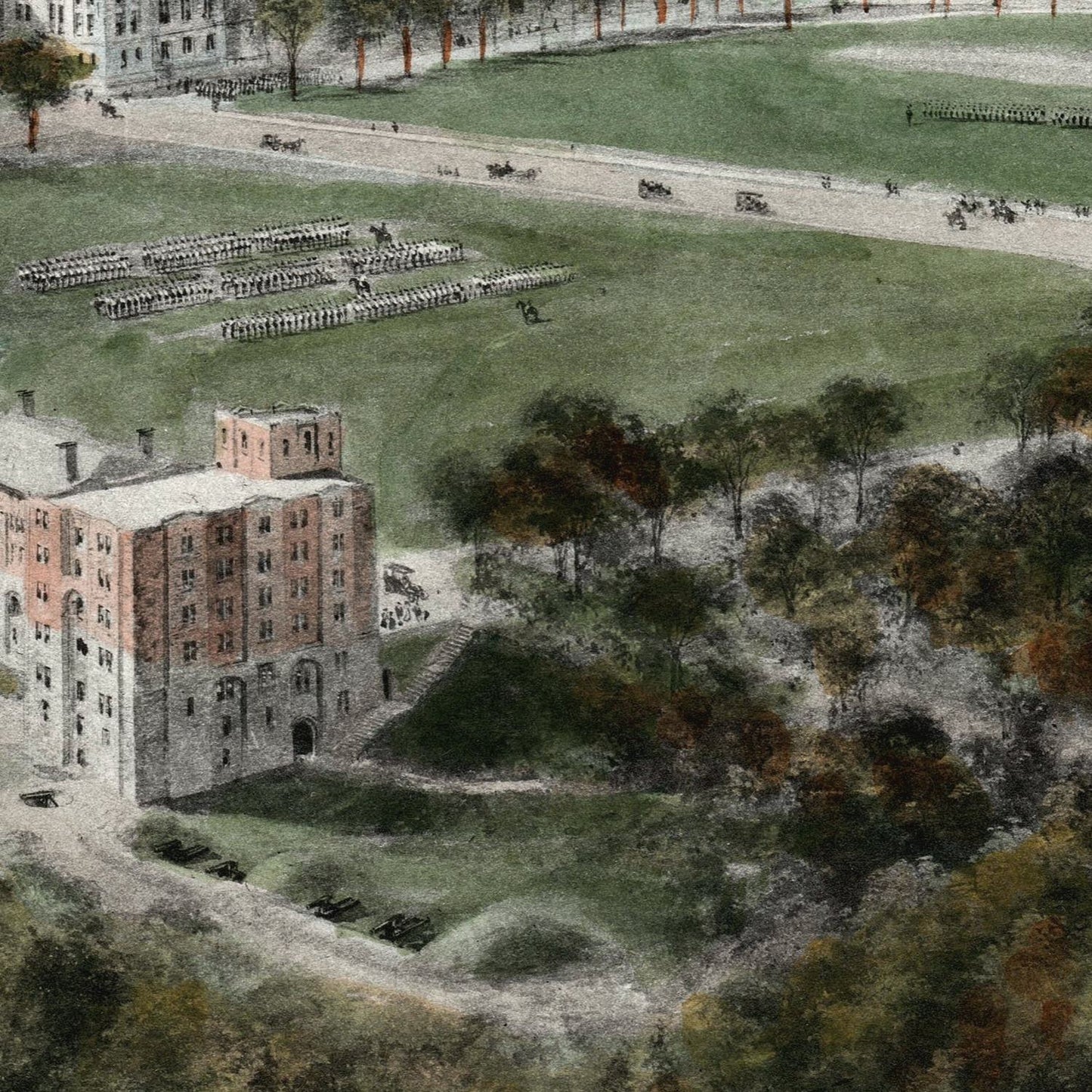 detail of the drawing reproduction from the centre