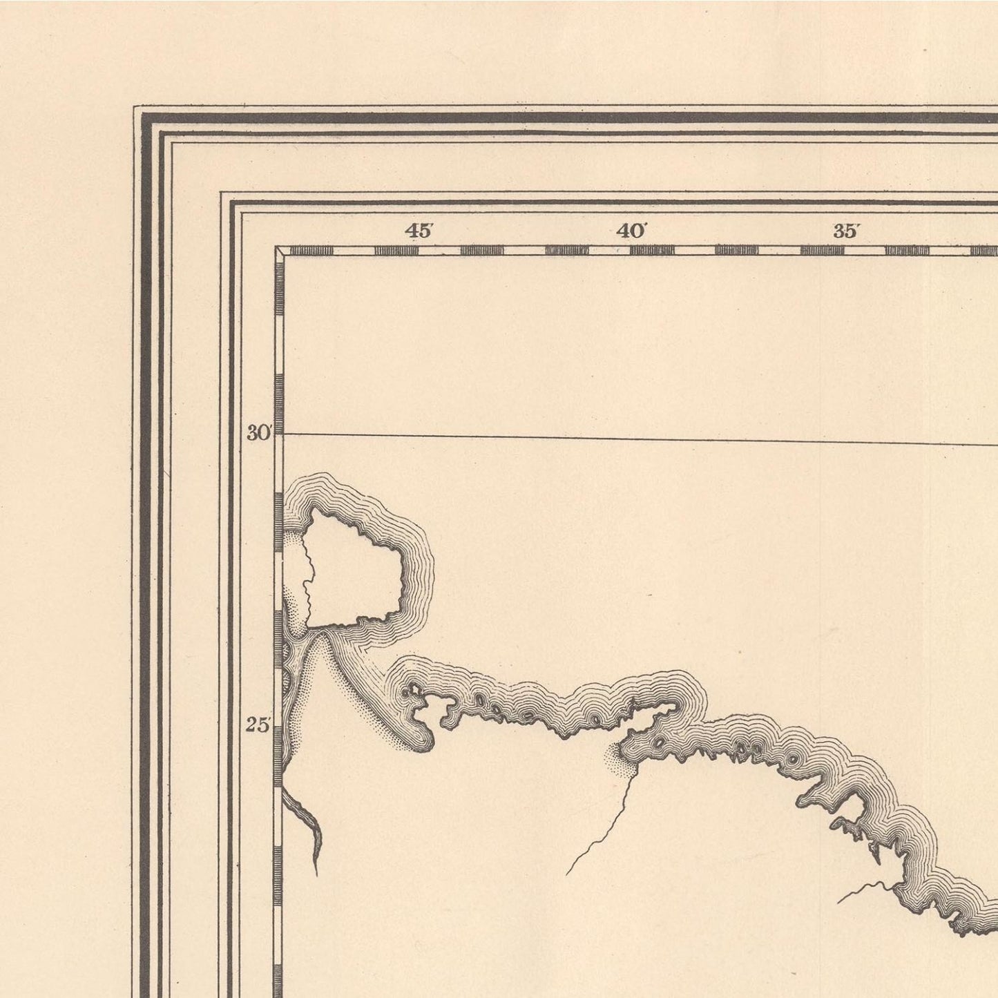 detail of the map from the top left corner