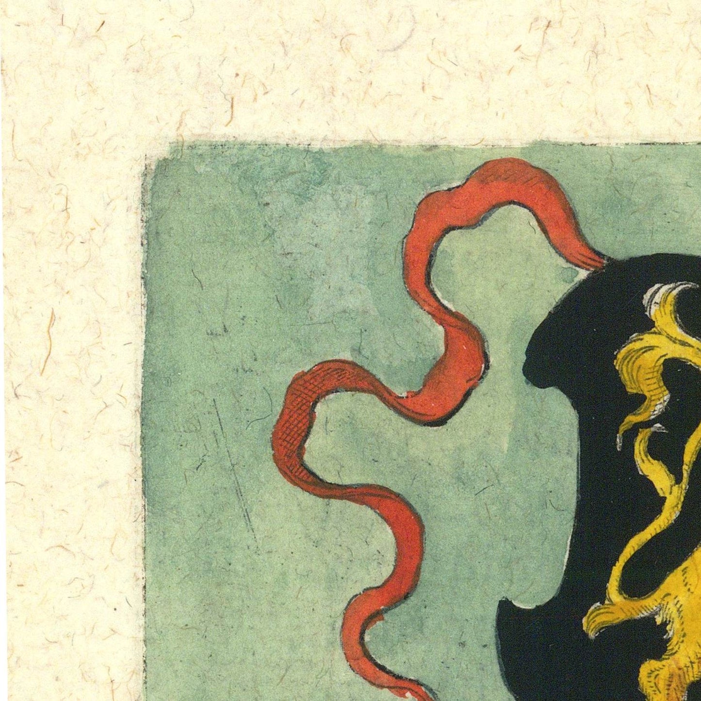 detail of the map from the top left corner