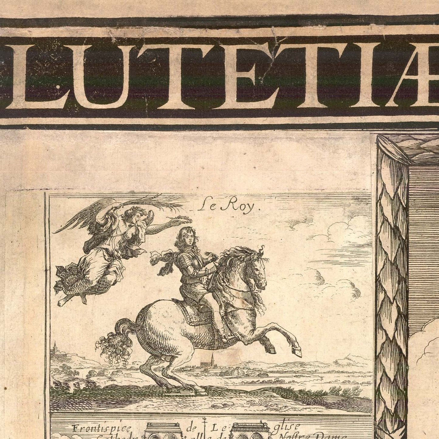 detail of the map from the top left corner