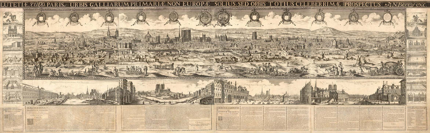 presentation of the map reproduction without a frame