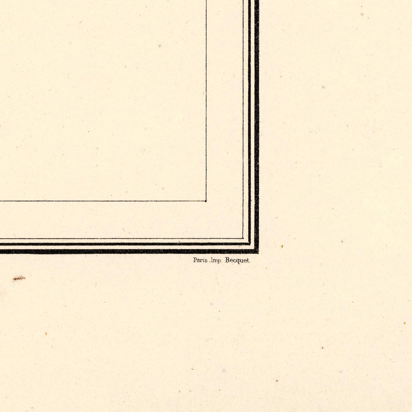detail of the map from the bottom right corner