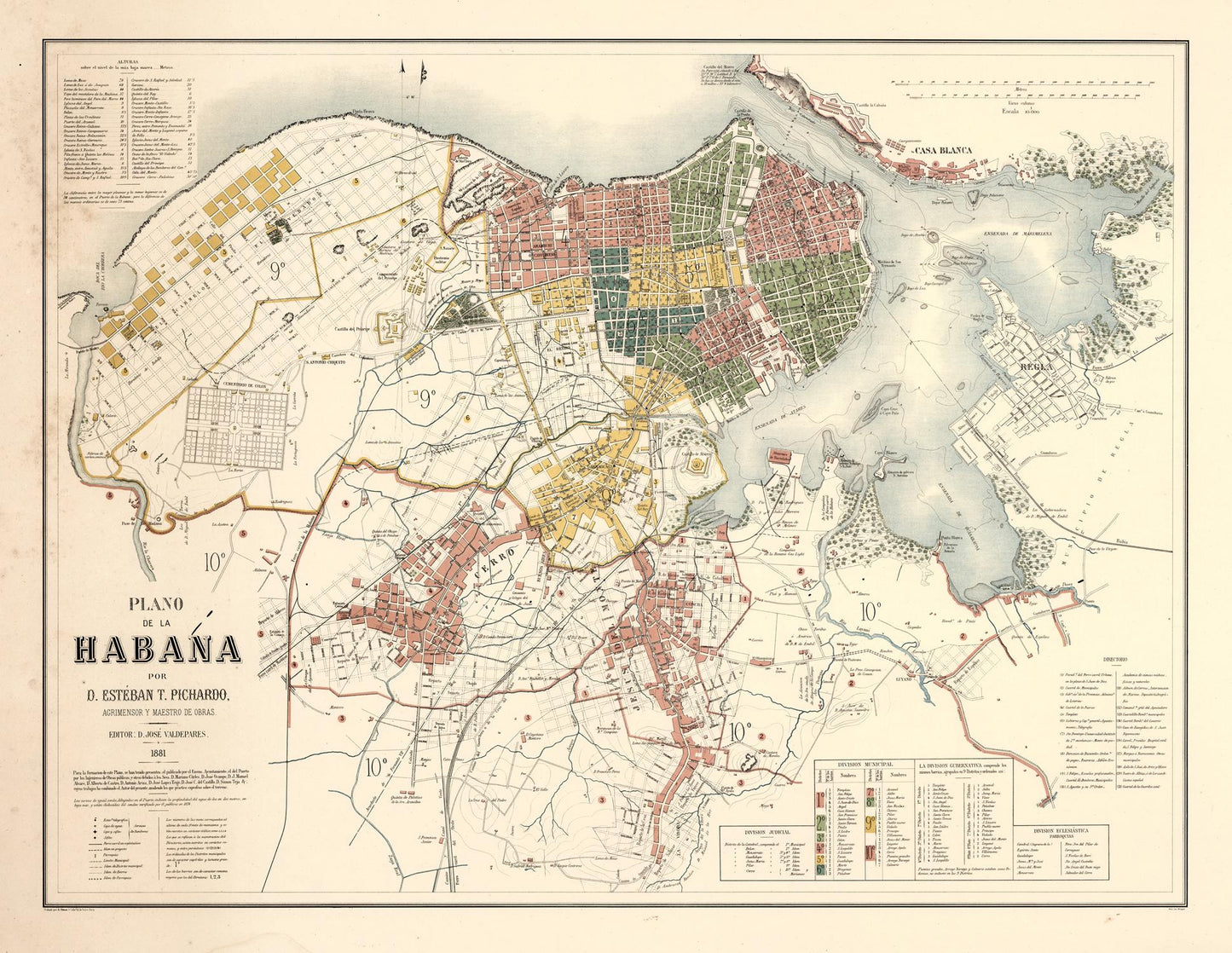 presentation of the map reproduction without a frame