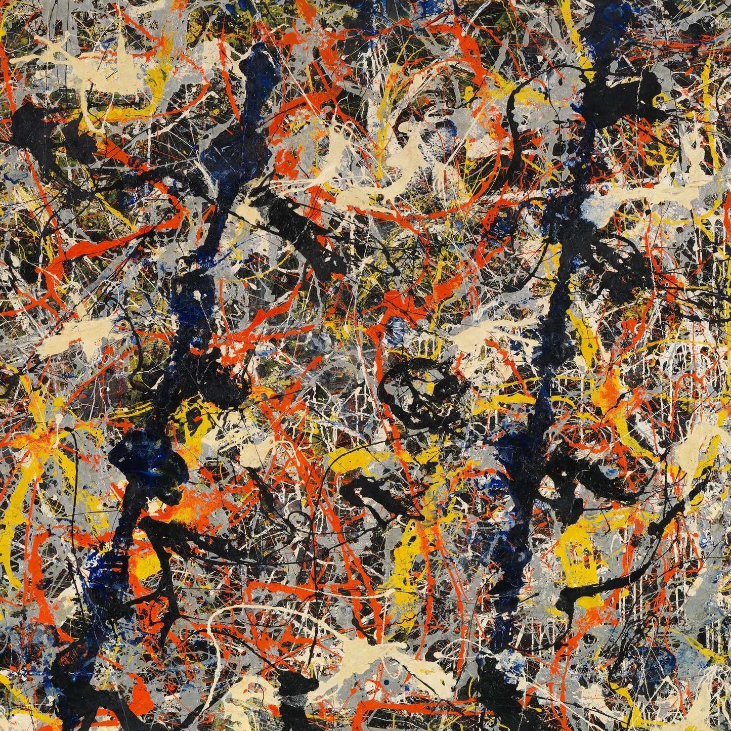 detail of the fine art reproduction from the centre