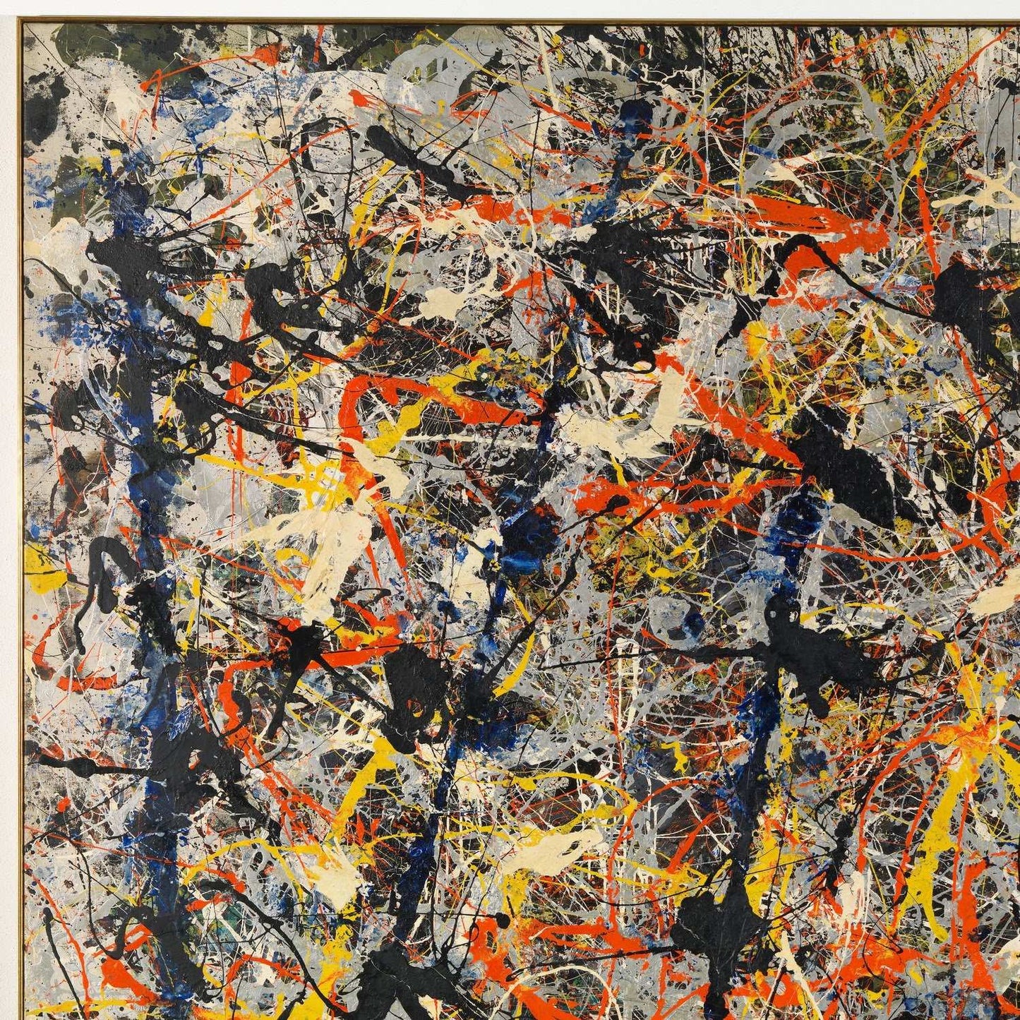 detail of the fine art reproduction from the top left