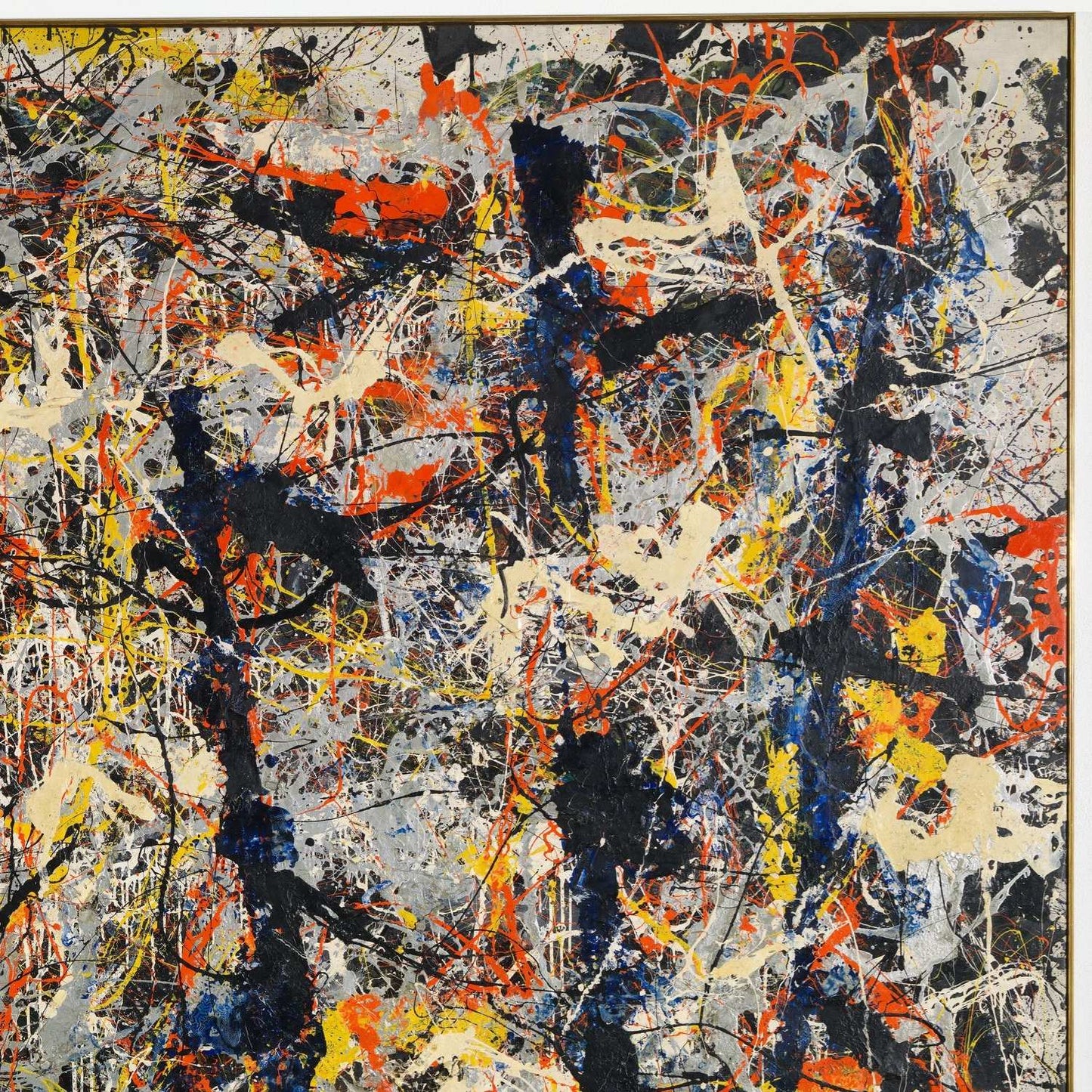 detail of the fine art reproduction from the top right corner