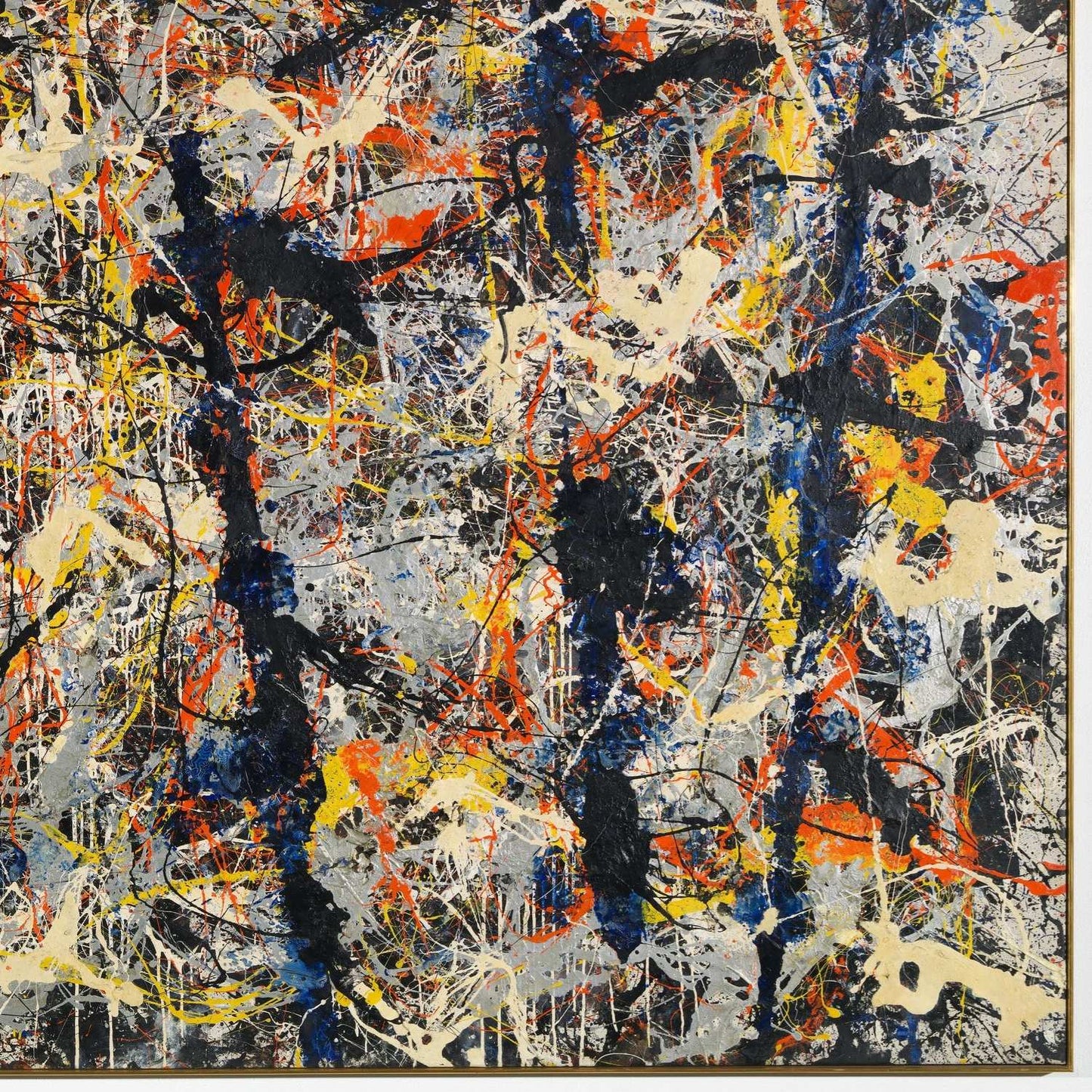 detail of the fine art reproduction from the bottom right corner