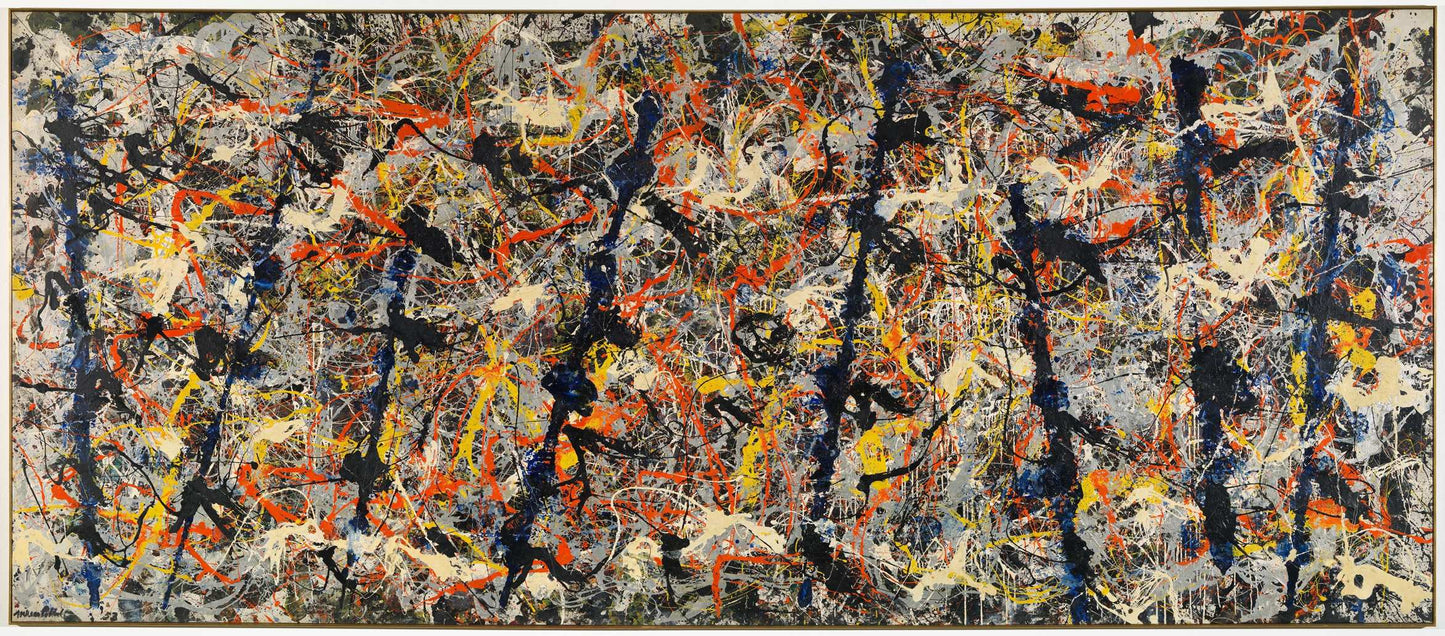 presentation of the fine art reproduction without a frame