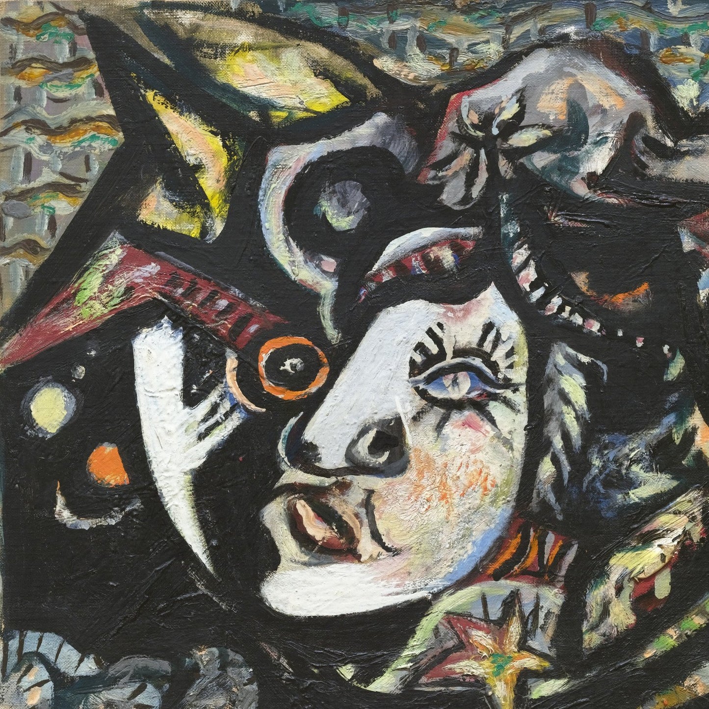 detail of the fine art reproduction from the top left