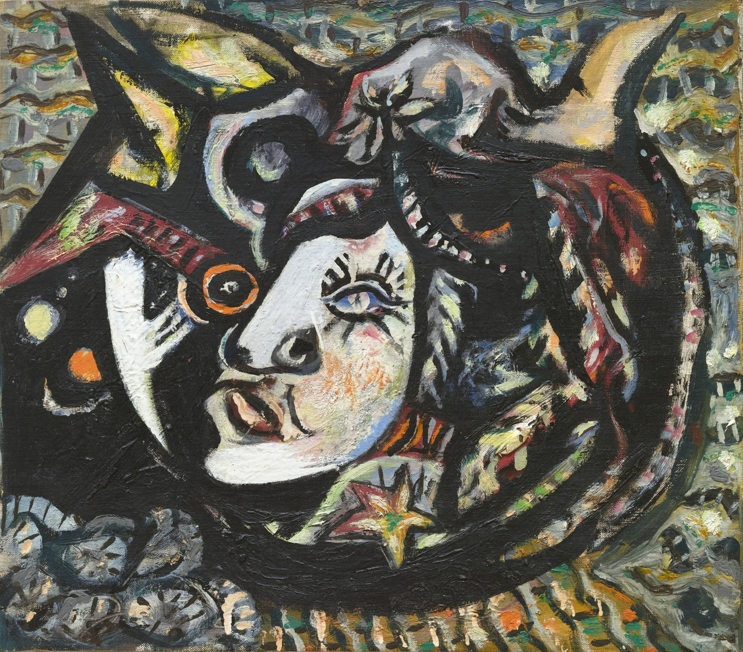 presentation of the fine art reproduction without a frame