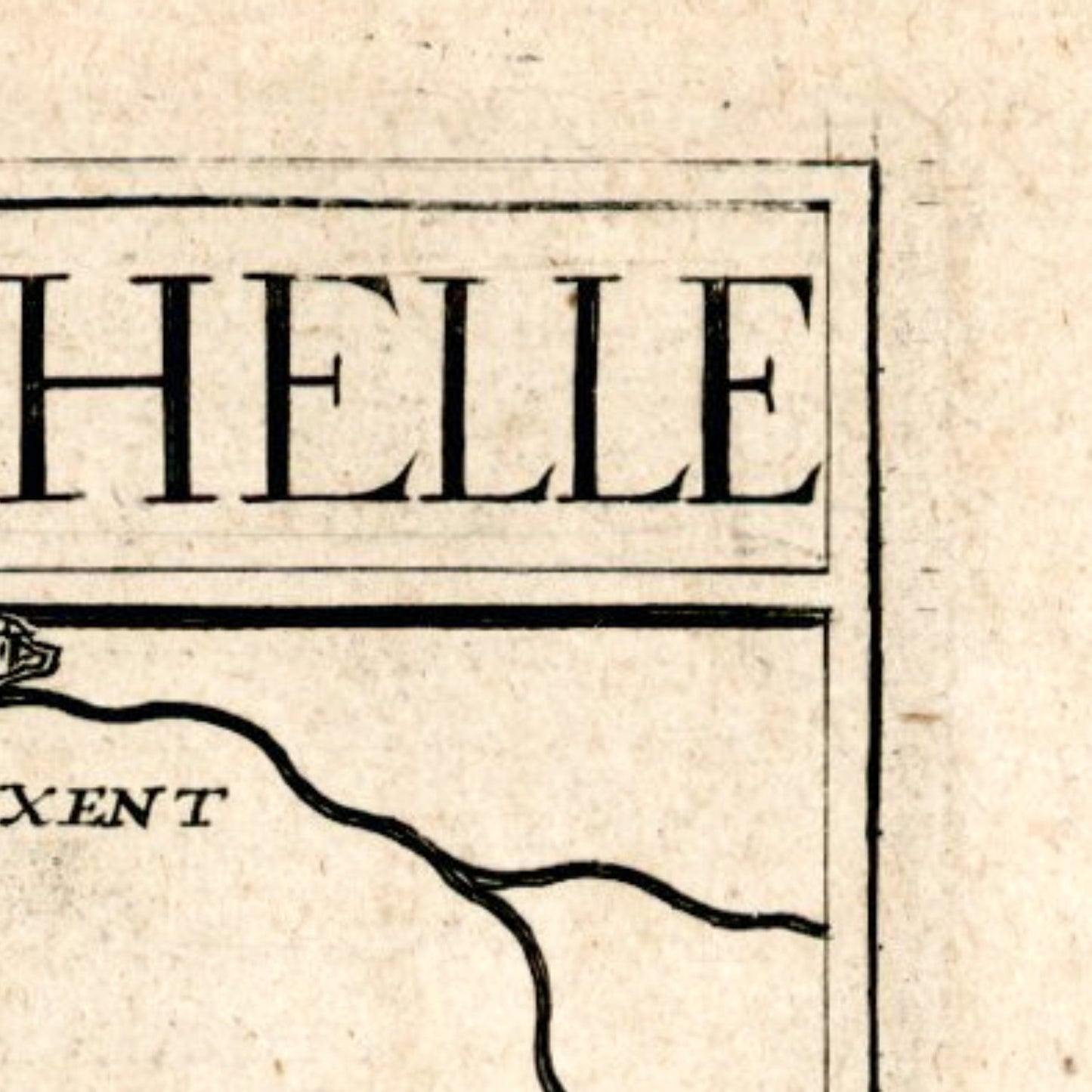 detail of the map from the top right corner