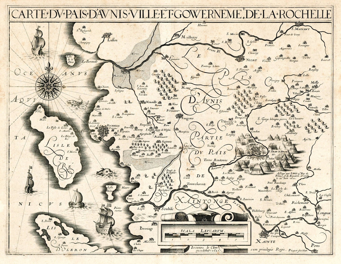 presentation of the map reproduction without a frame