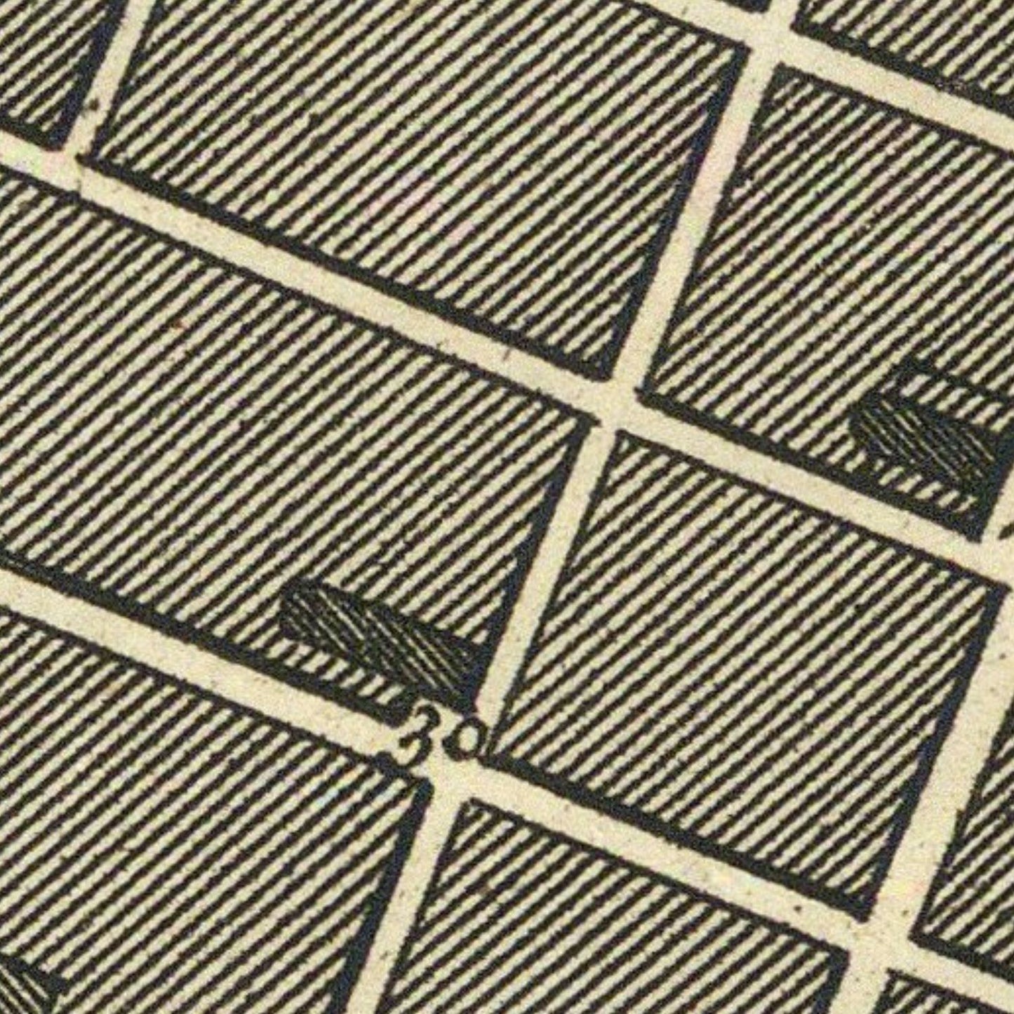 detail of the map from the centre