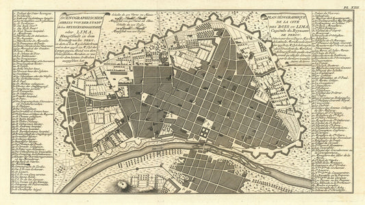 presentation of the map reproduction without a frame