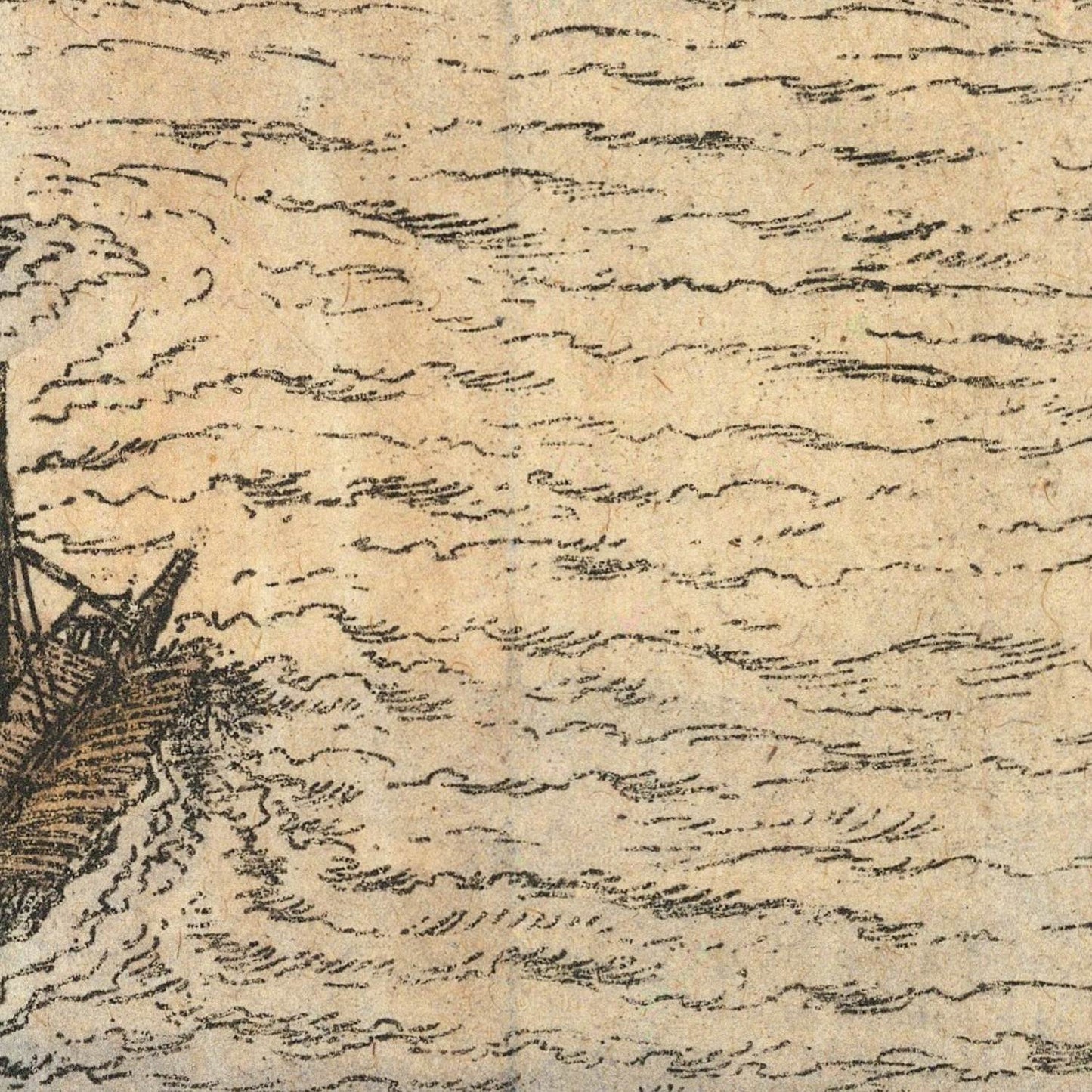 detail of the map from the centre