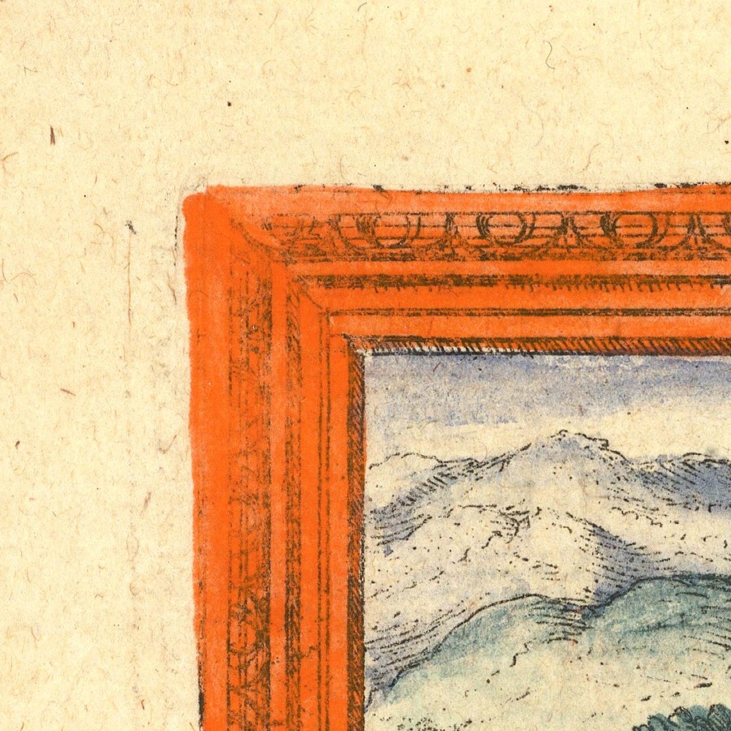 detail of the map from the top left corner