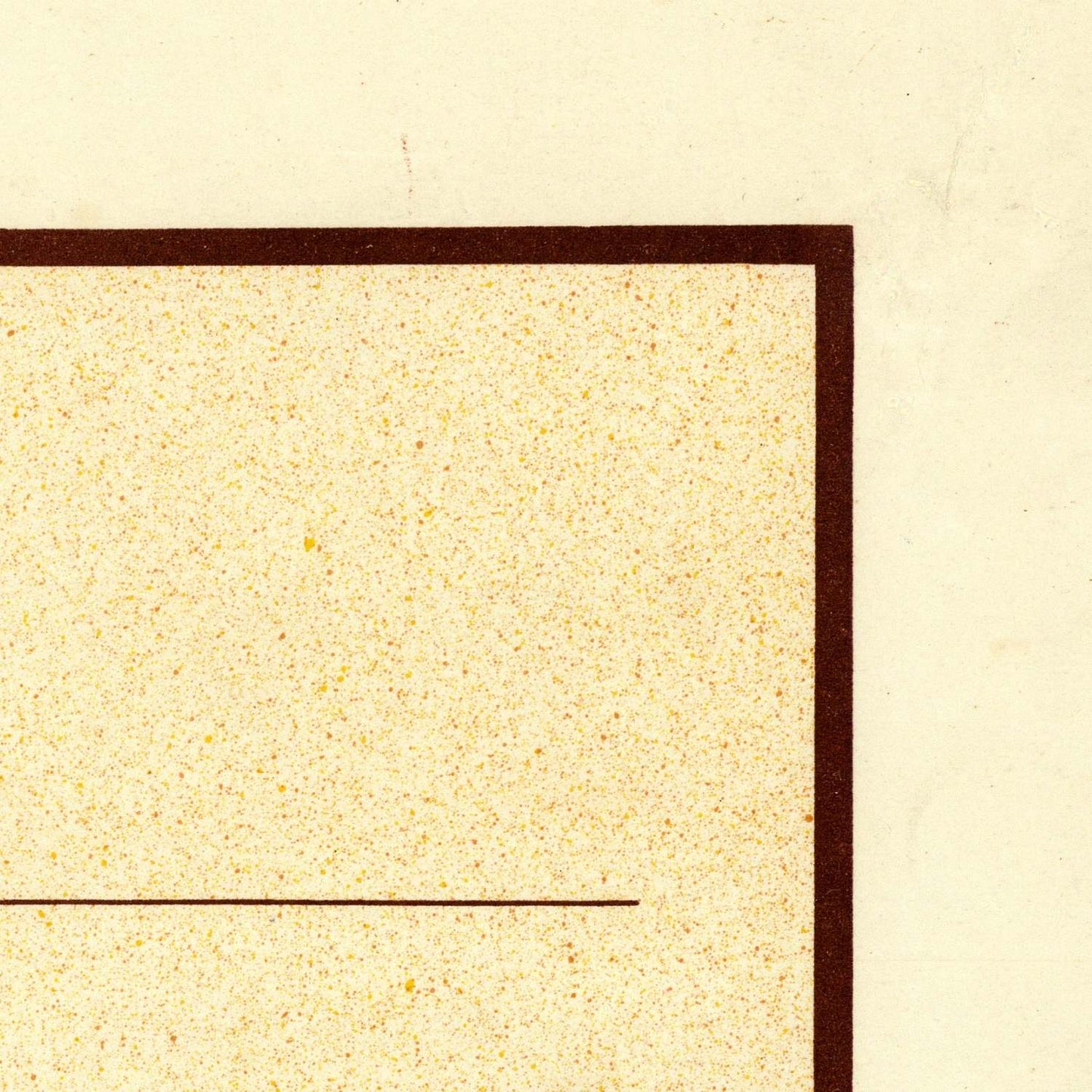 detail of the map from the top right corner