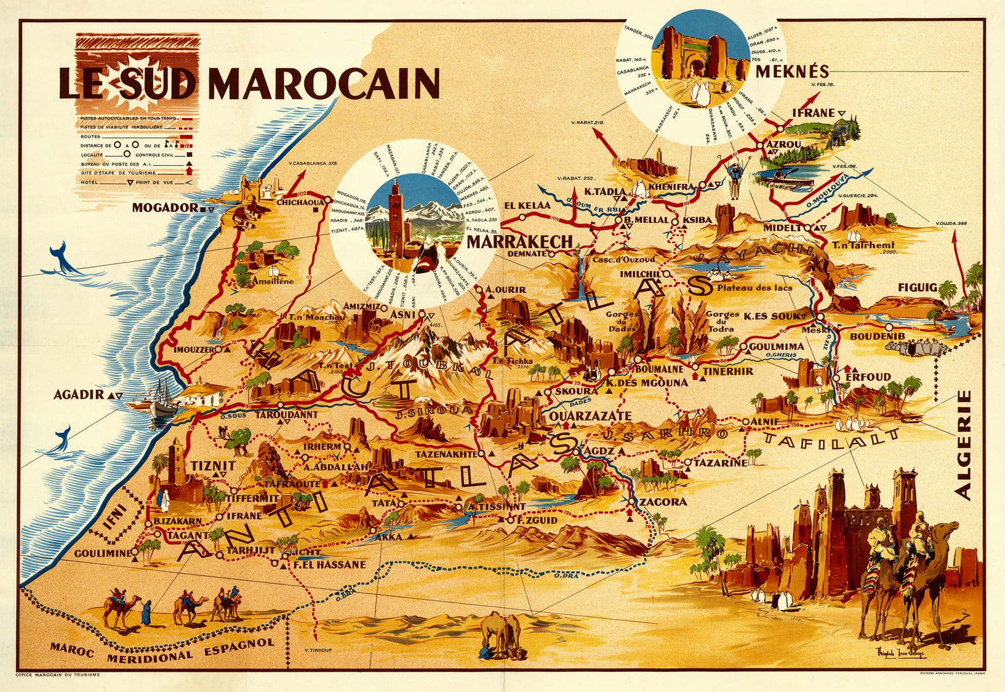 presentation of the map reproduction without a frame