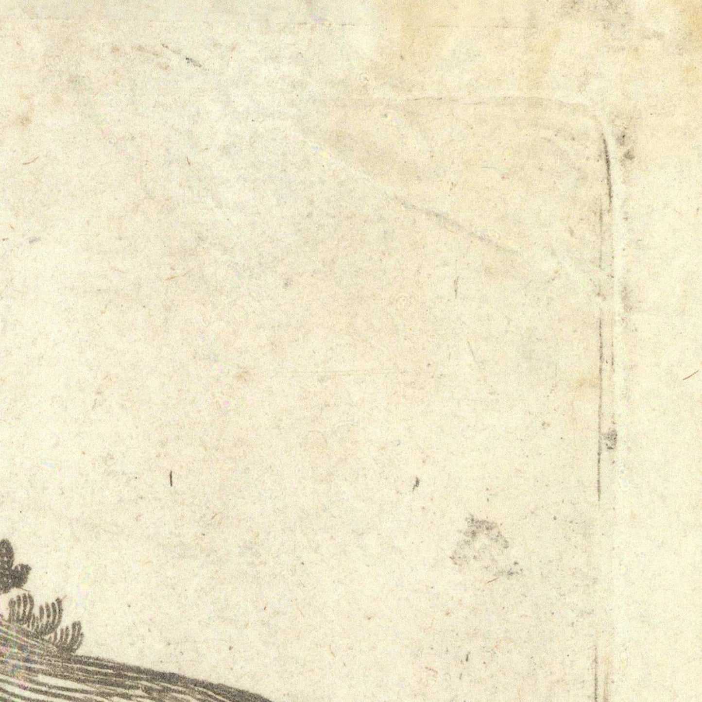 detail of the map from the top right corner