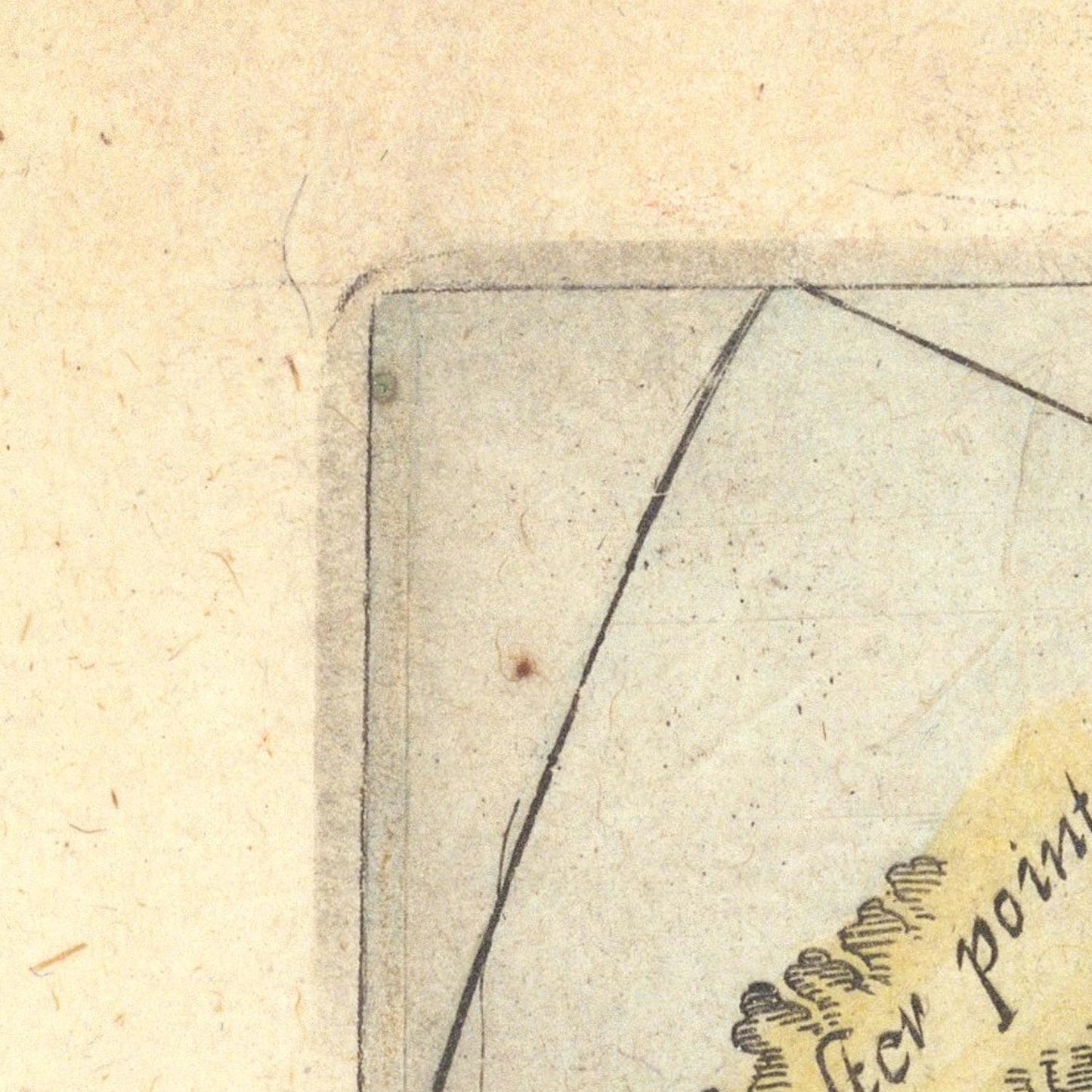 detail of the map from the top left corner