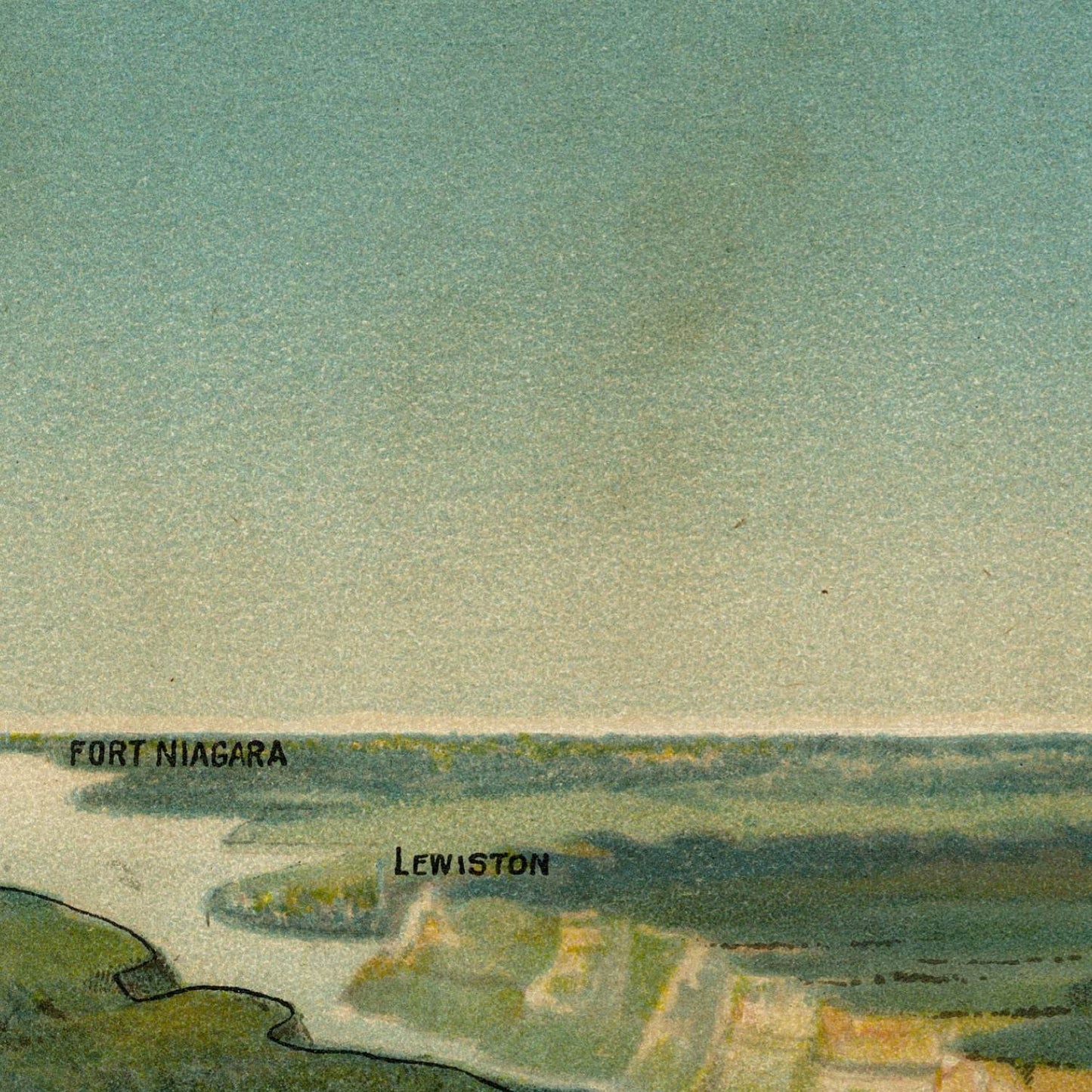 detail of the map from the centre left