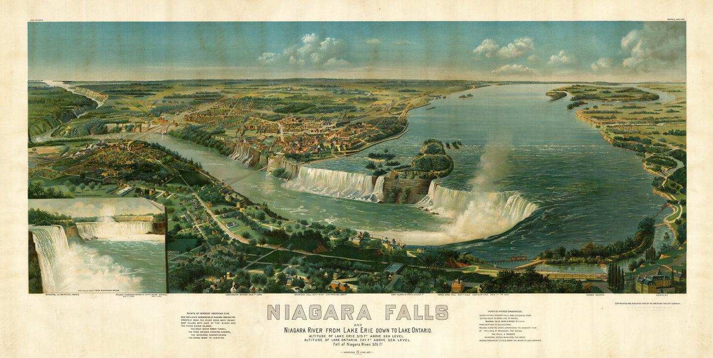 presentation of the map reproduction without a frame