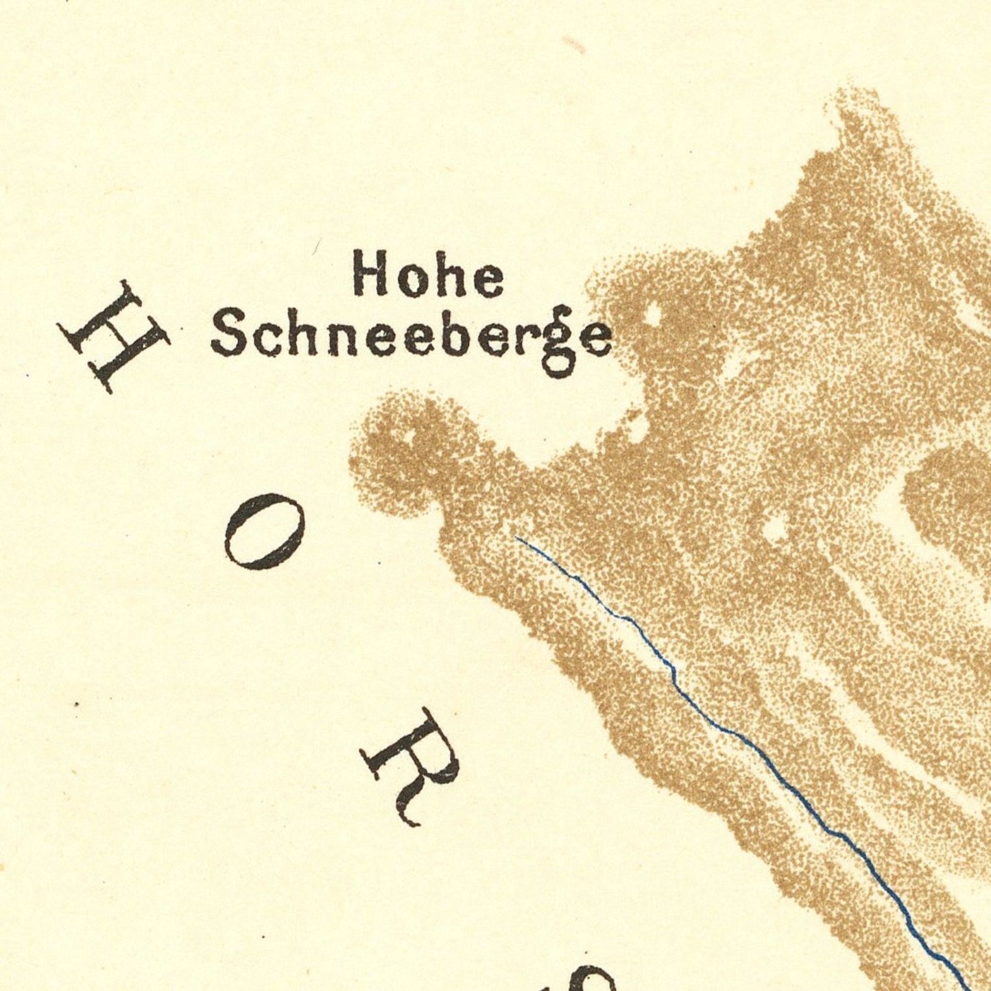 detail of the map from the centre left