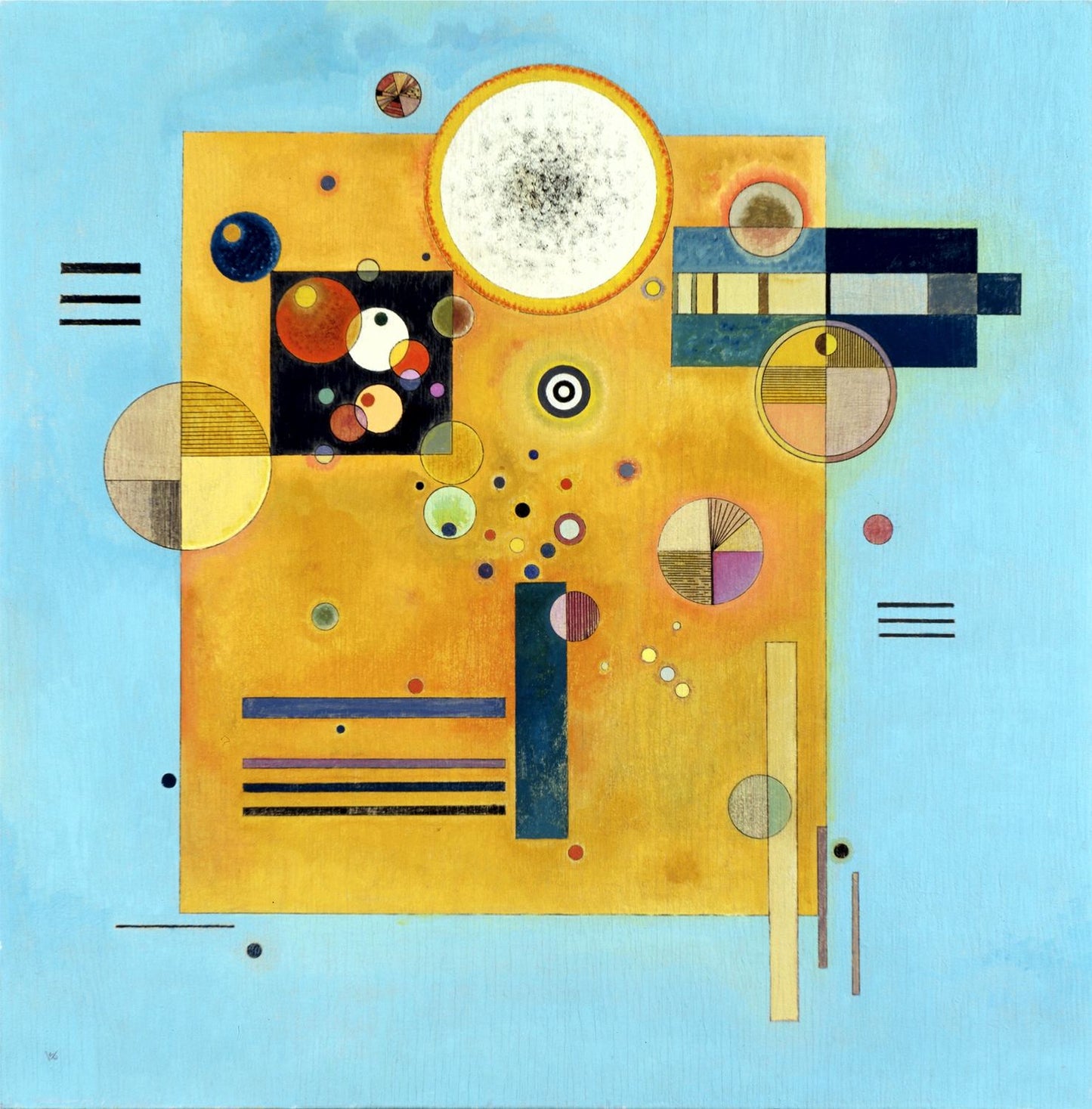 presentation of the fine art reproduction without a frame
