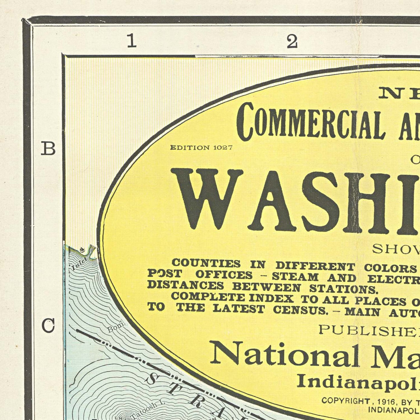 detail of the map from the top left corner