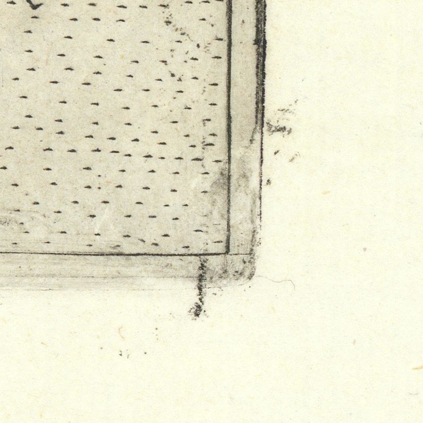 detail of the map from the bottom right corner