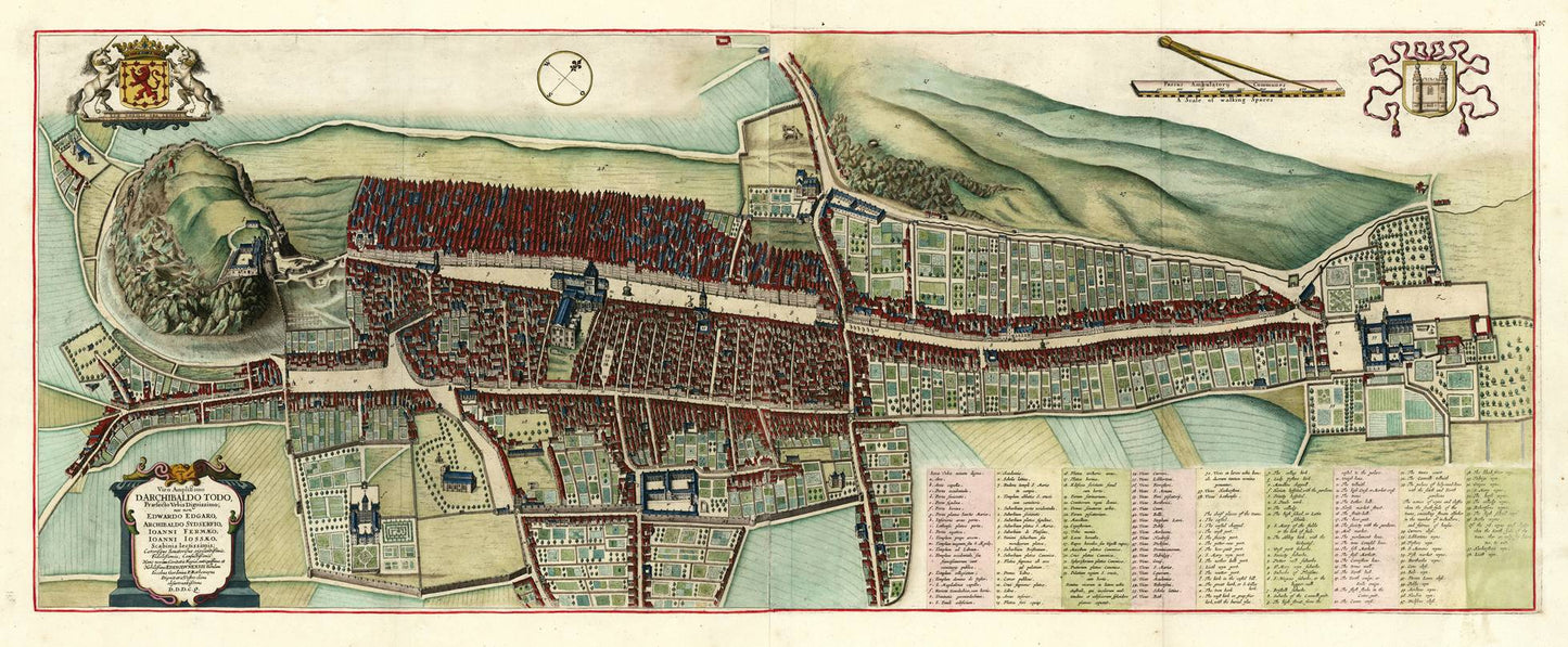 presentation of the map reproduction without a frame