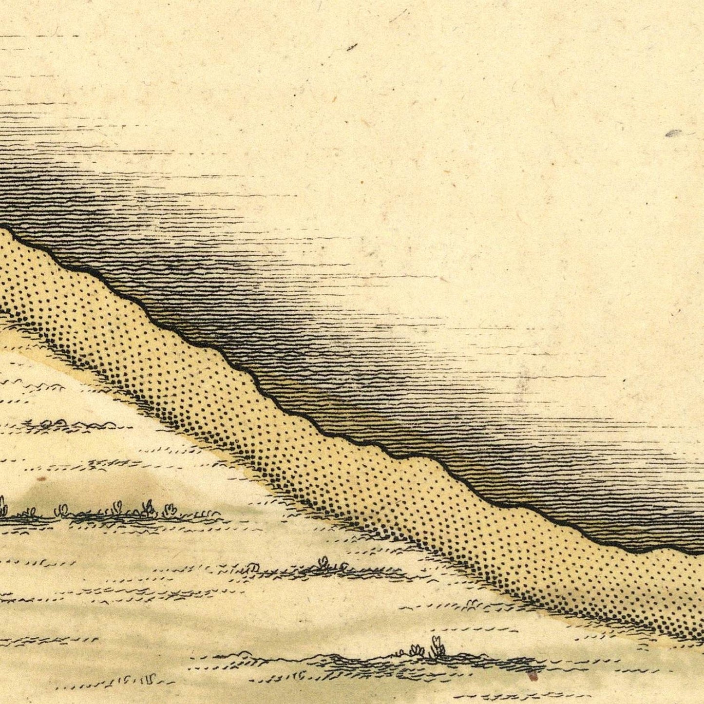 detail of the map from the centre left