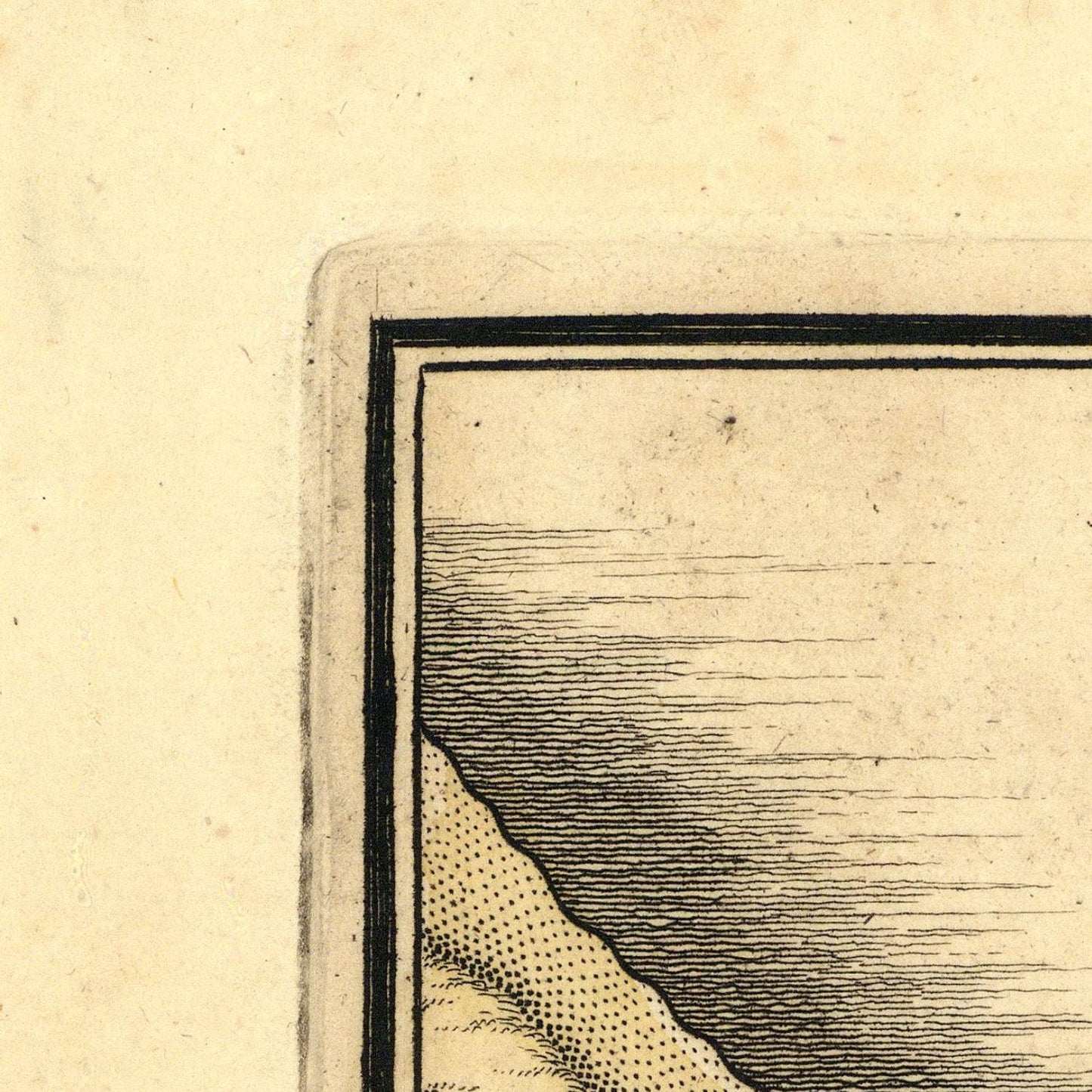 detail of the map from the top left corner