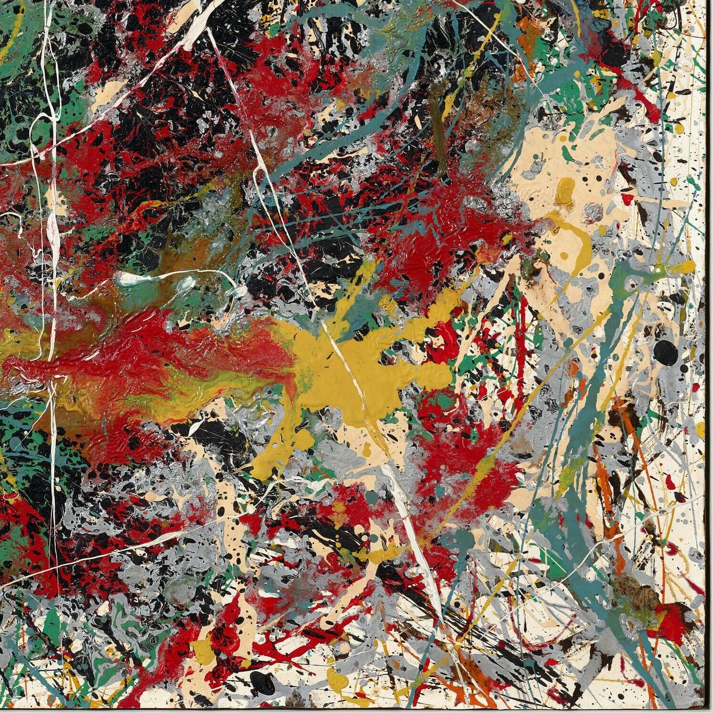 detail of the fine art reproduction from the bottom right corner