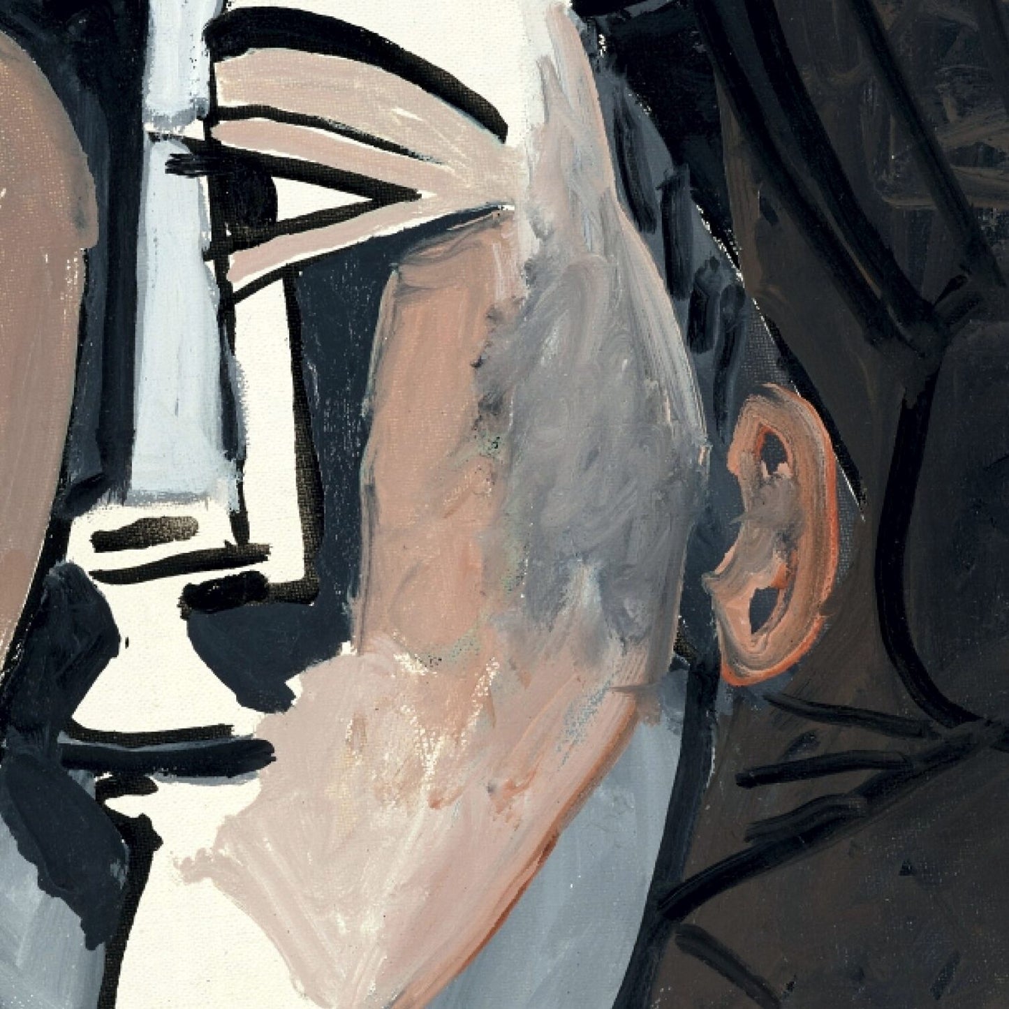 detail of the fine art reproduction from the centre