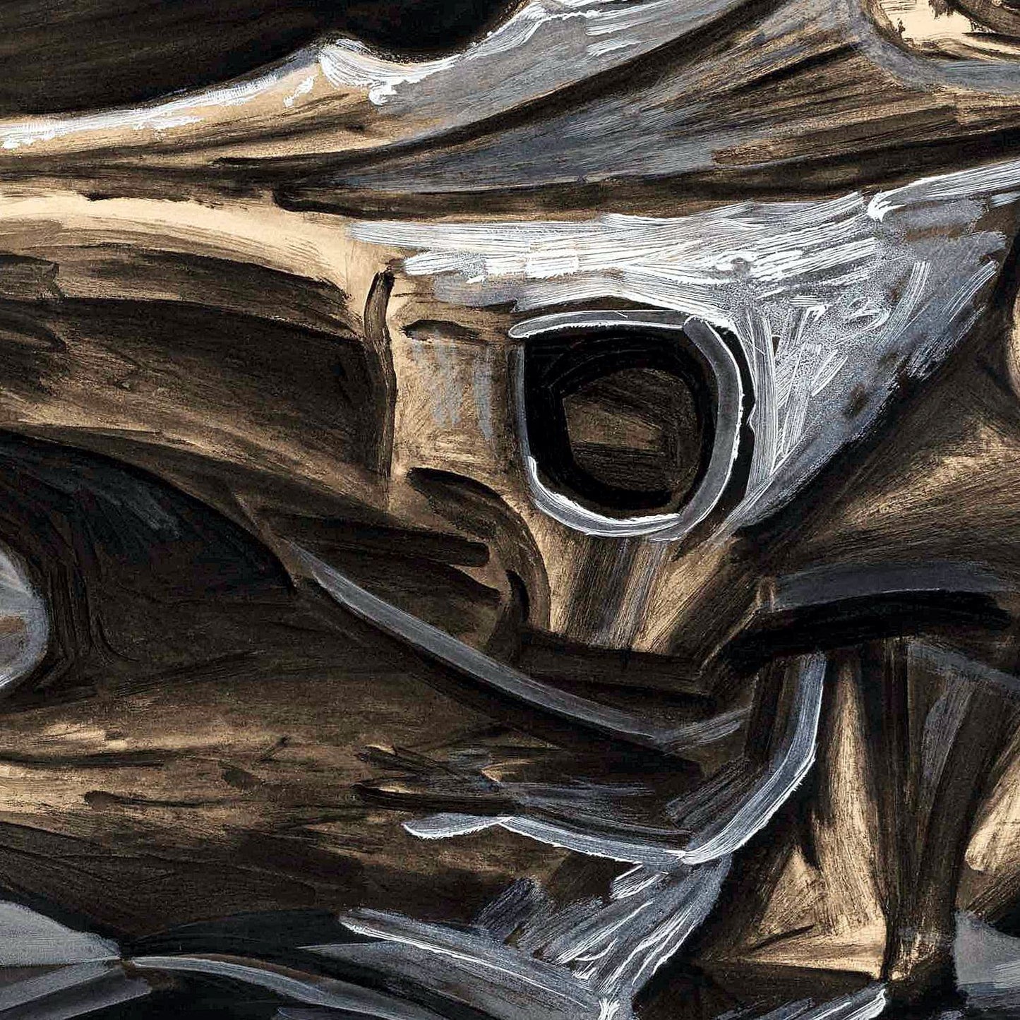 detail of the fine art reproduction from the centre
