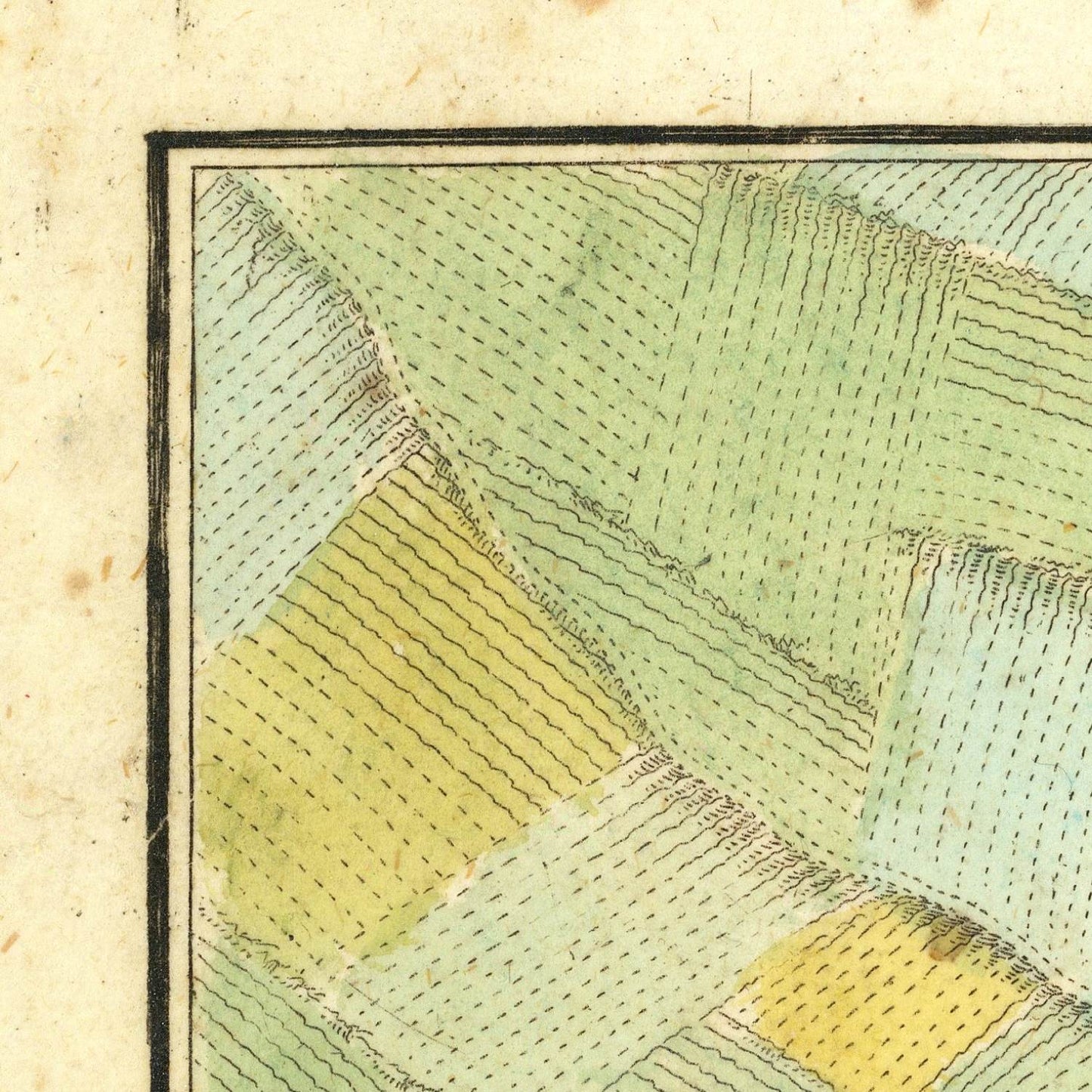 detail of the map from the top left corner