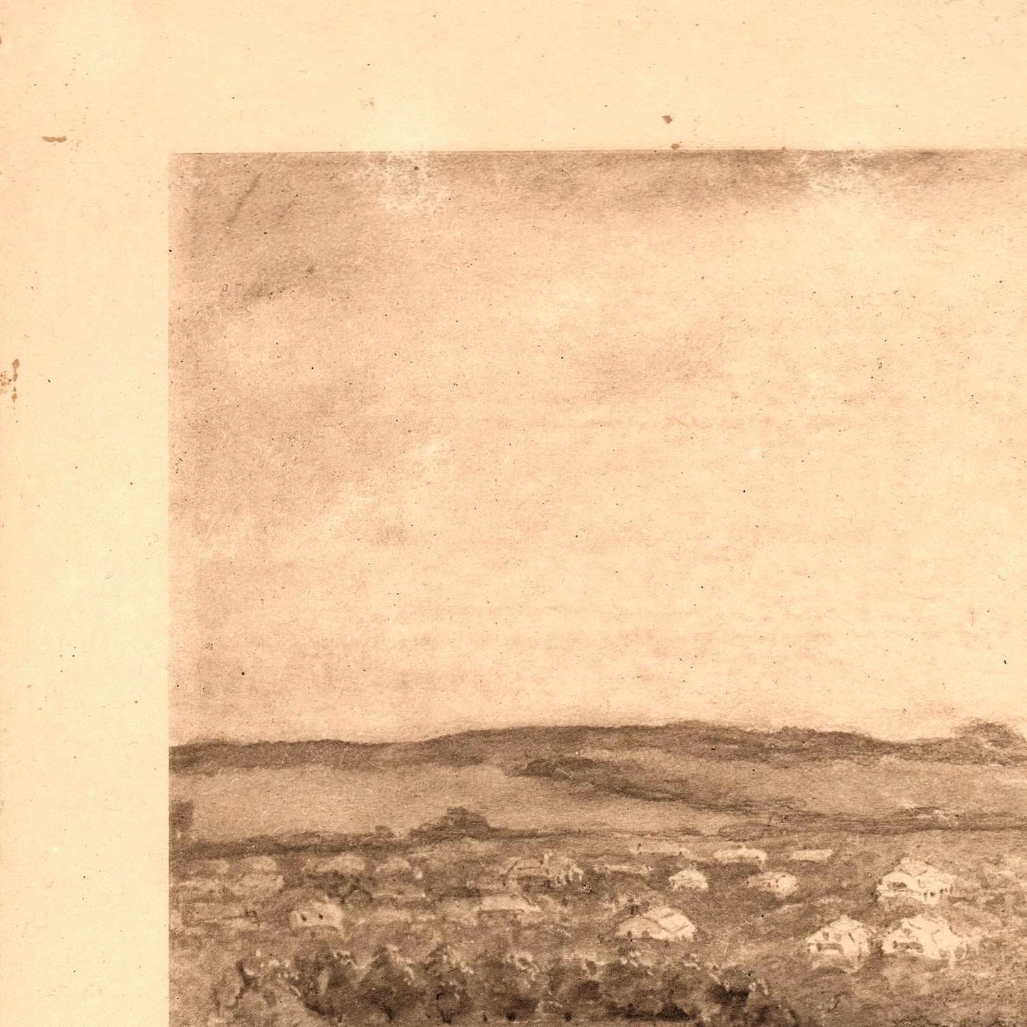 detail of the map from the top left corner