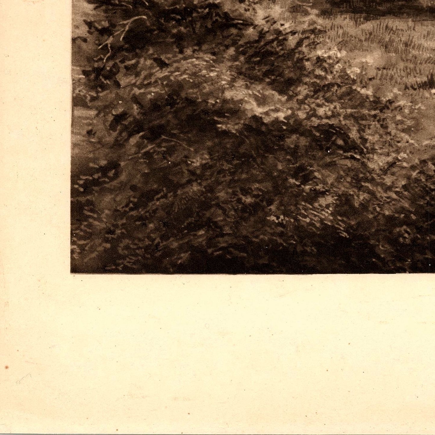 detail of the map from the bottom left corner