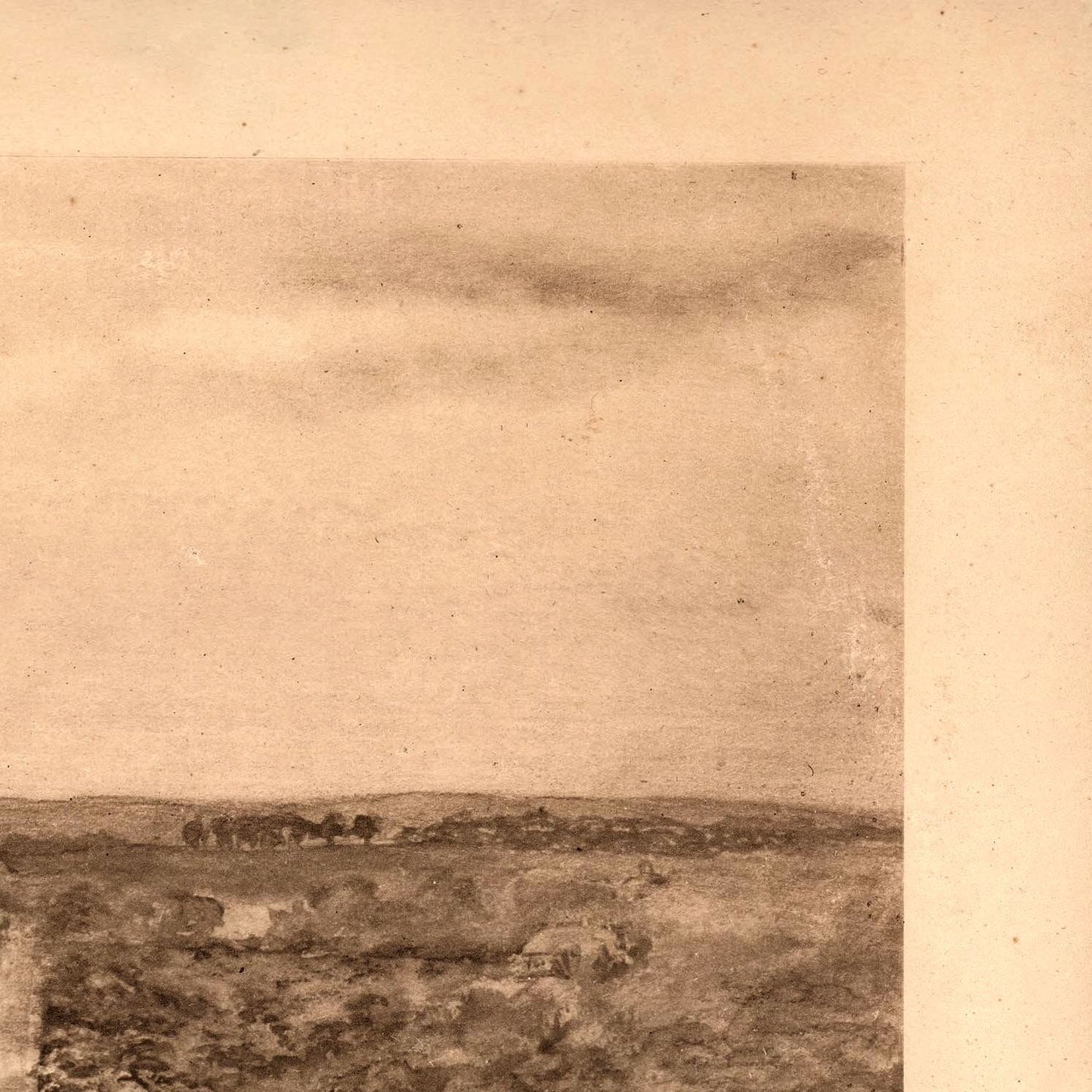 detail of the map from the top right corner