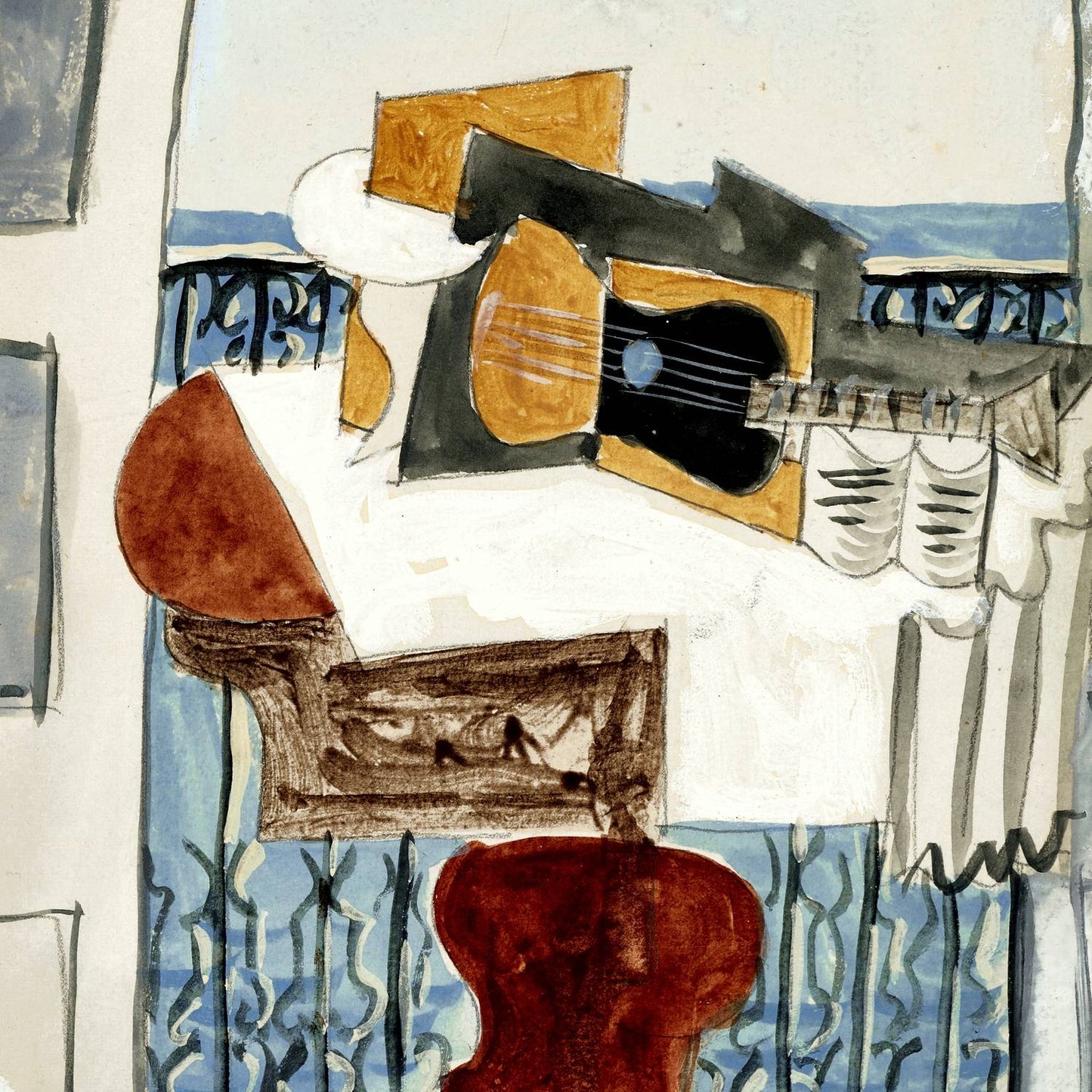 detail of the fine art reproduction from the centre