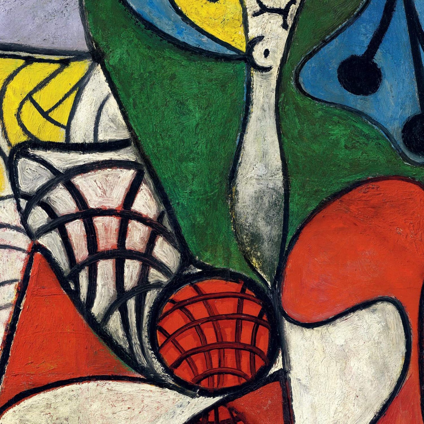 detail of the fine art reproduction from the centre