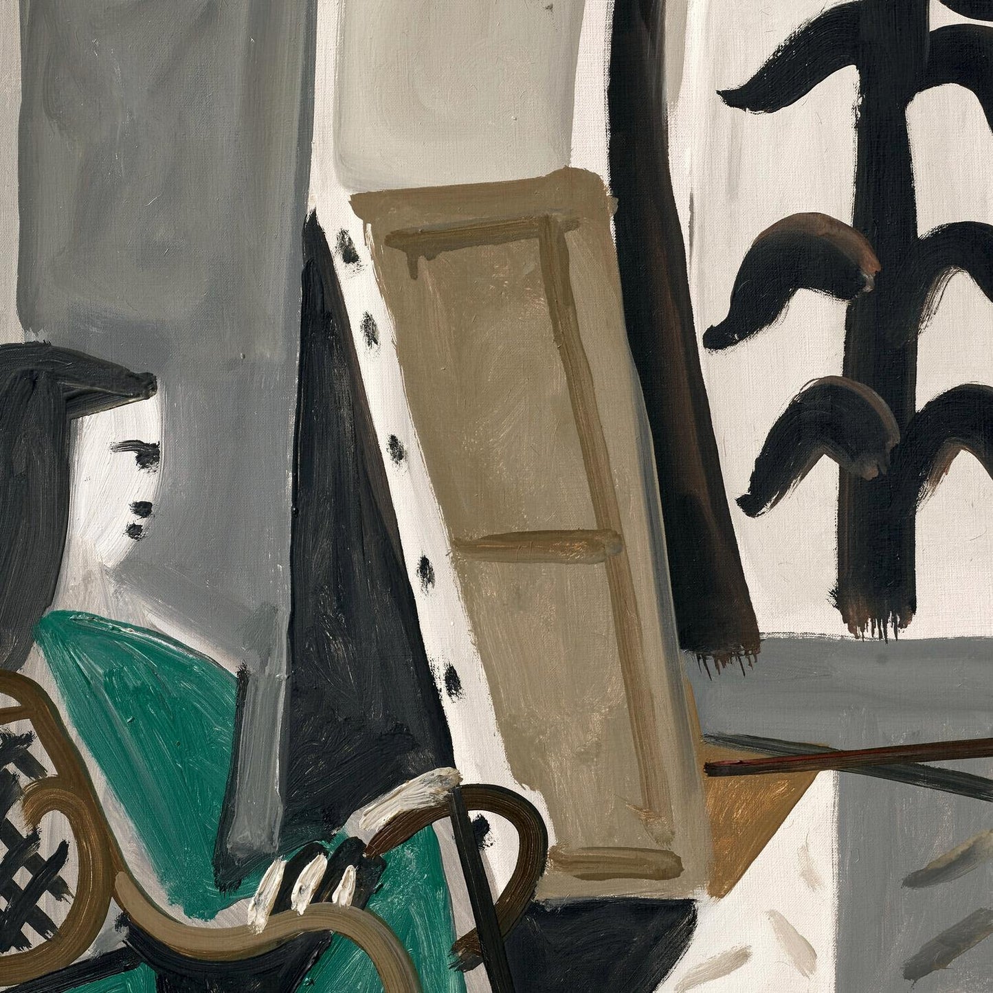 detail of the fine art reproduction from the centre