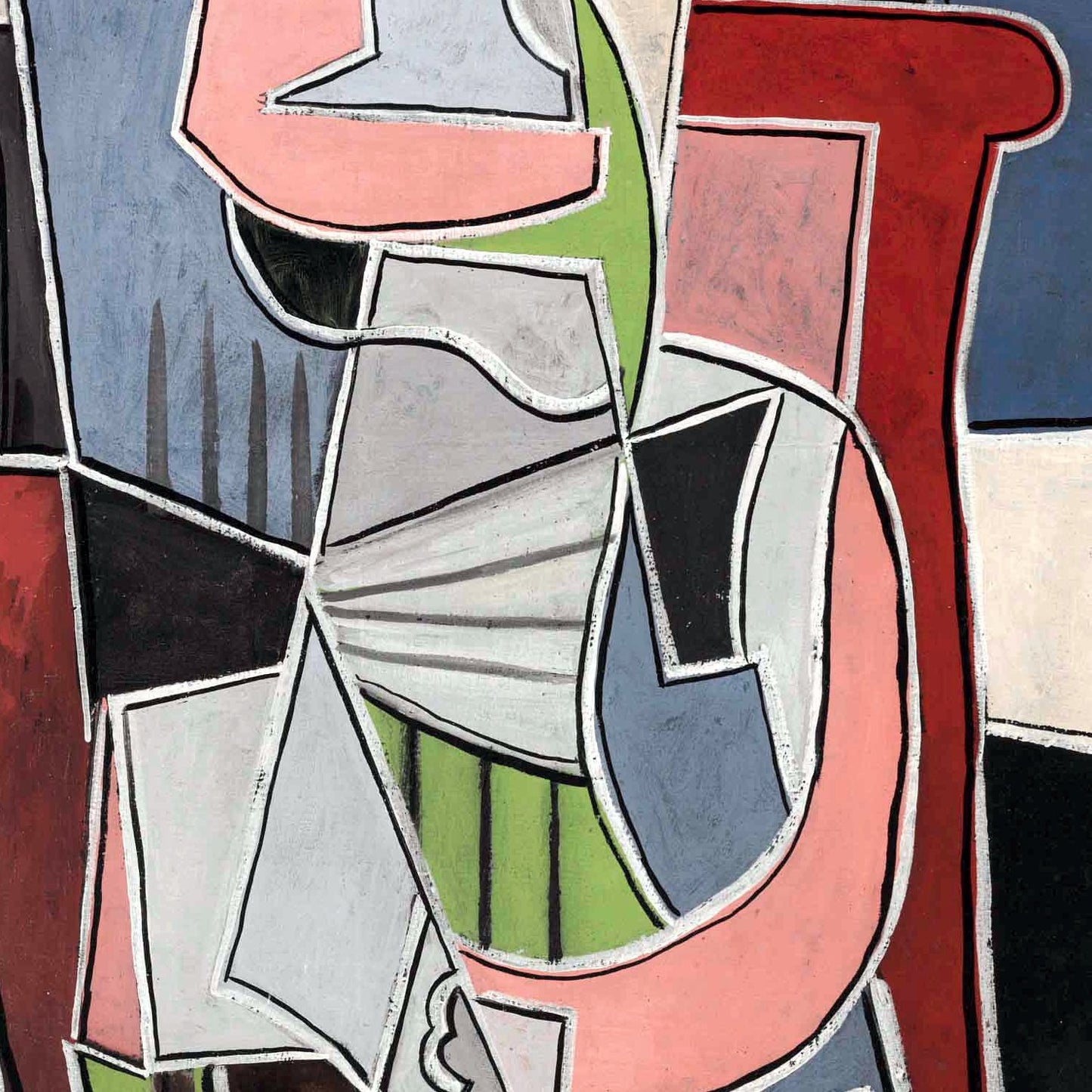detail of the fine art reproduction from the centre