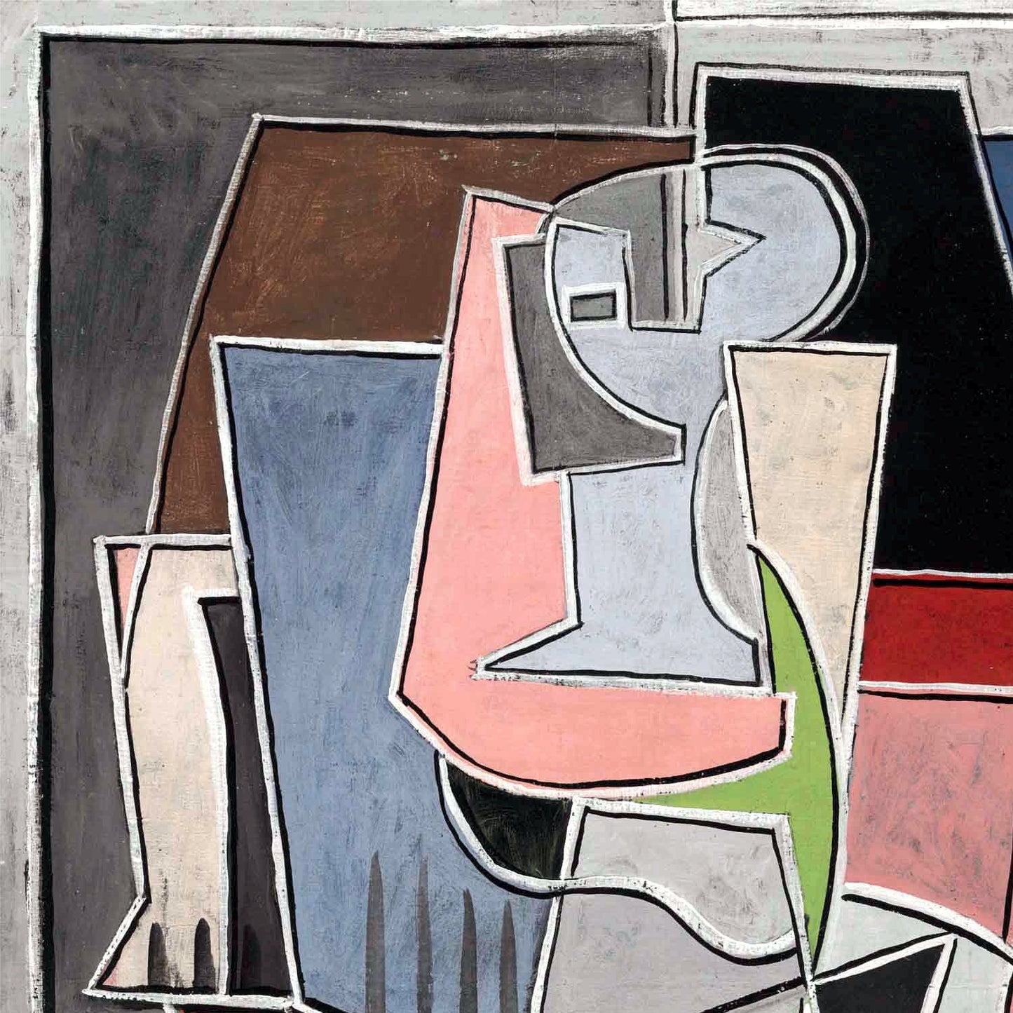 detail of the fine art reproduction from the top left