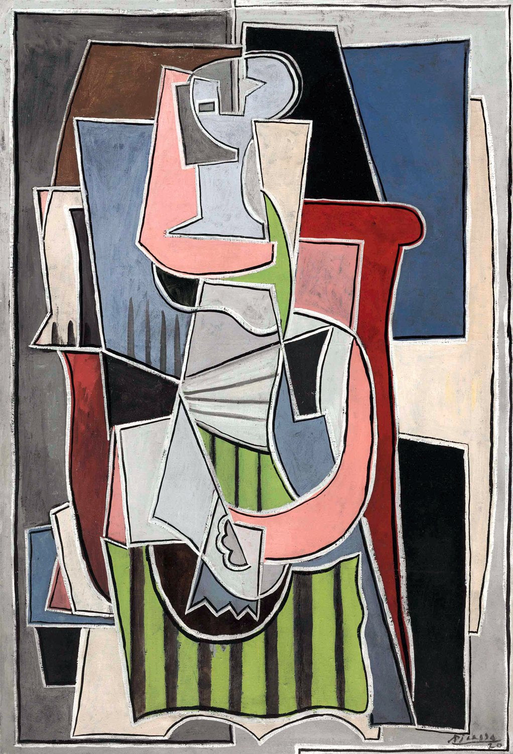 presentation of the fine art reproduction without a frame